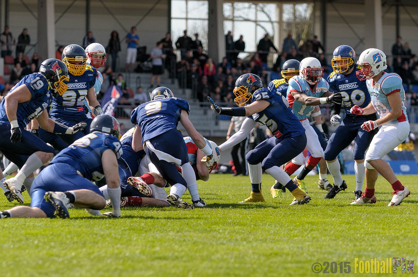 Essen Assindia Cardinals vs. Bonn Gamecocks - 12.04.2015 Preseason Game Essen Assindia Cardinals vs. Bonn Gamecocks (14:12)