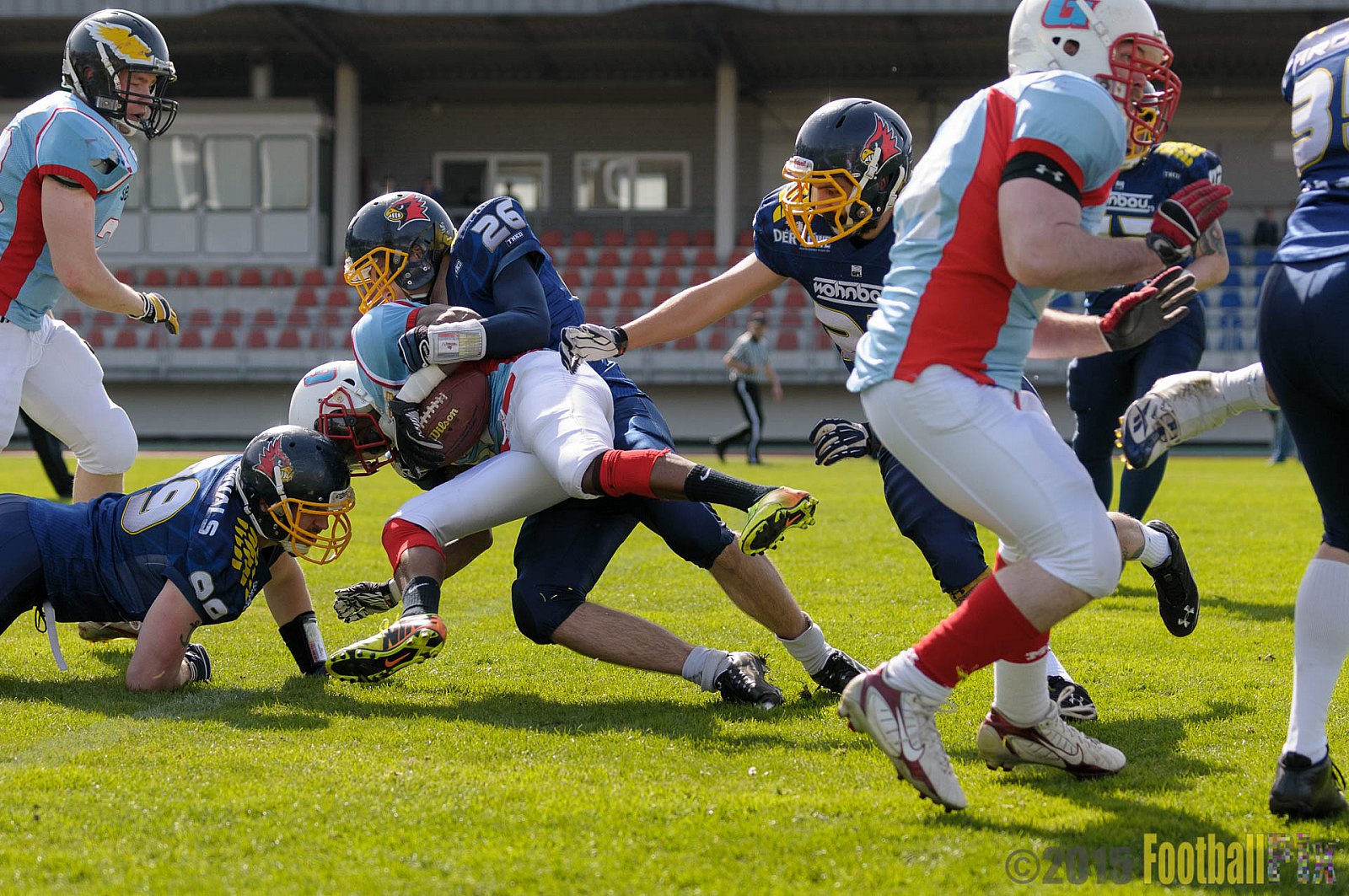 Essen Assindia Cardinals vs. Bonn Gamecocks - 12.04.2015 Preseason Game Essen Assindia Cardinals vs. Bonn Gamecocks (14:12)
