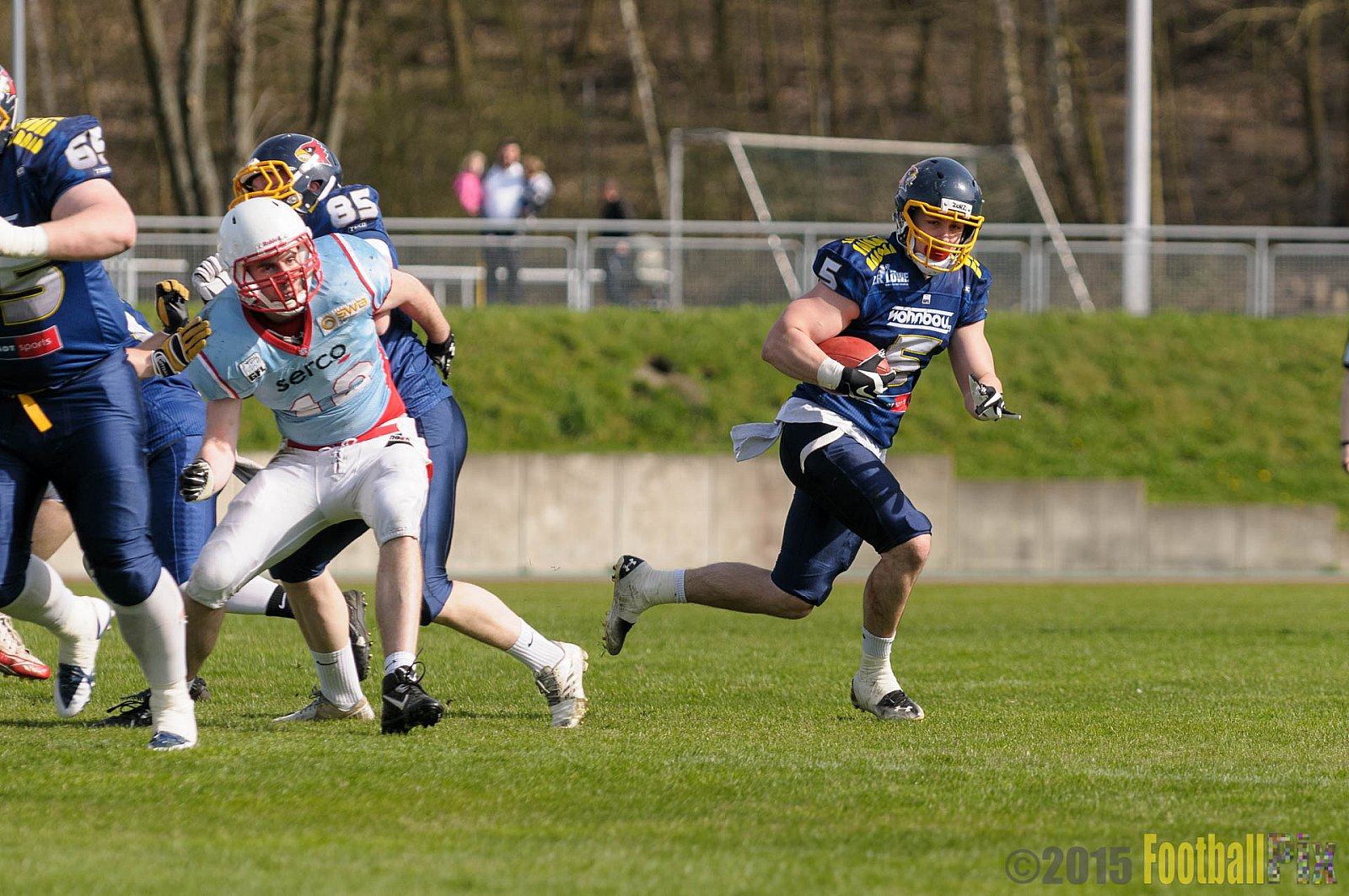 Essen Assindia Cardinals vs. Bonn Gamecocks - 12.04.2015 Preseason Game Essen Assindia Cardinals vs. Bonn Gamecocks (14:12)