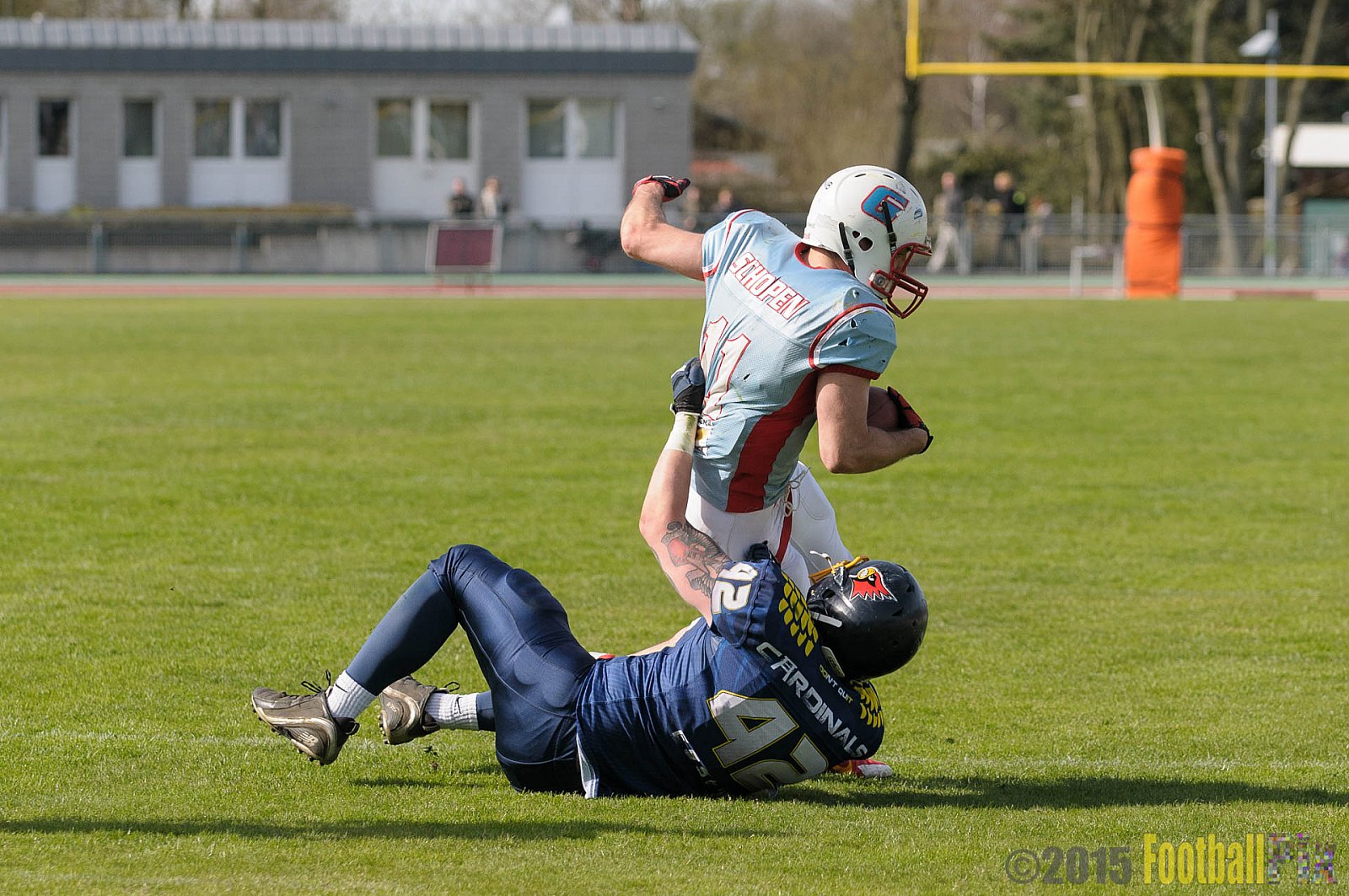 Essen Assindia Cardinals vs. Bonn Gamecocks - 12.04.2015 Preseason Game Essen Assindia Cardinals vs. Bonn Gamecocks (14:12)