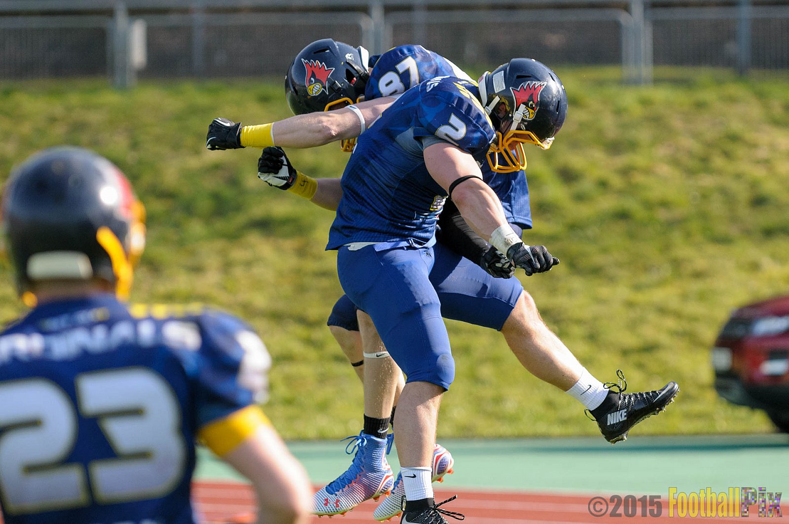 Essen Assindia Cardinals vs. Bonn Gamecocks - 12.04.2015 Preseason Game Essen Assindia Cardinals vs. Bonn Gamecocks (14:12)