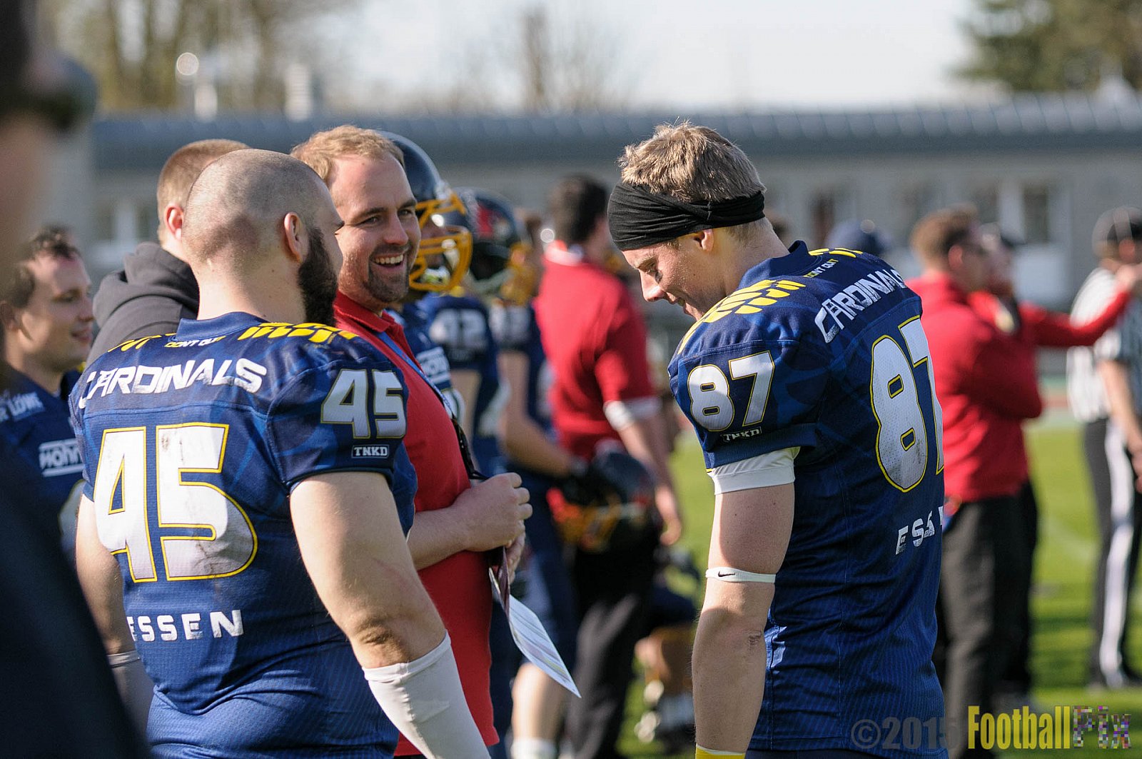 Essen Assindia Cardinals vs. Bonn Gamecocks - 12.04.2015 Preseason Game Essen Assindia Cardinals vs. Bonn Gamecocks (14:12)