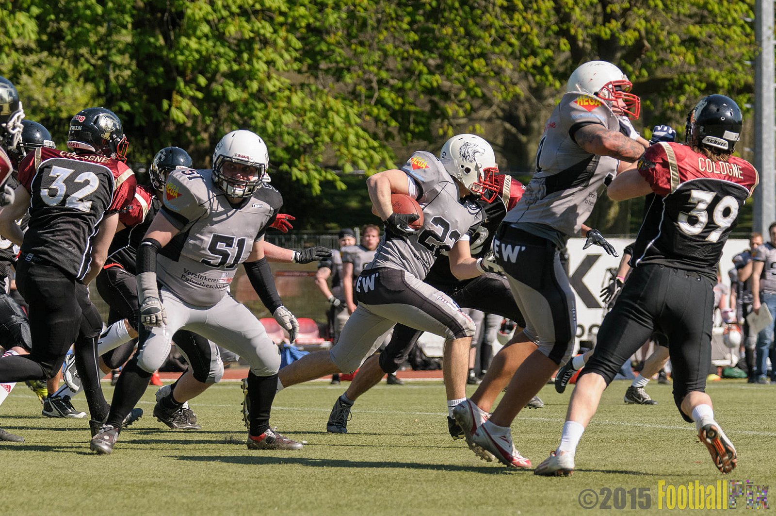 Cologne Falcons II vs. Mönchengladbach Wolfpack - 18.04.2015 OL NRW: Cologne Falcons II vs. Mönchengladbach Wolfpack (44:12)