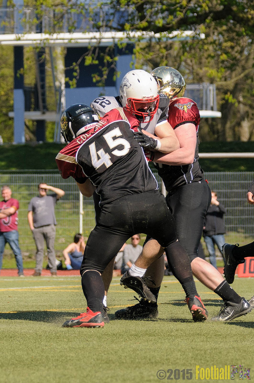 Cologne Falcons II vs. Mönchengladbach Wolfpack - 18.04.2015 OL NRW: Cologne Falcons II vs. Mönchengladbach Wolfpack (44:12)