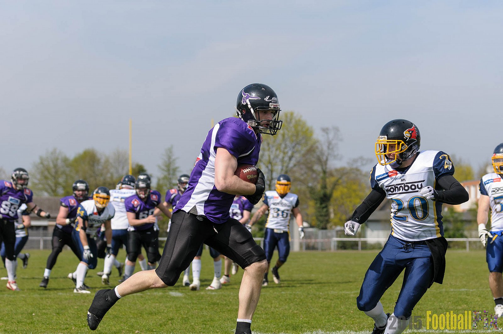 Langenfeld Longhorns vs. Essen Assindia Cardinals - 19.04.2015 RL NRW: Langenfeld Longhorns vs. Essen Assindia Cardinals (19:24)