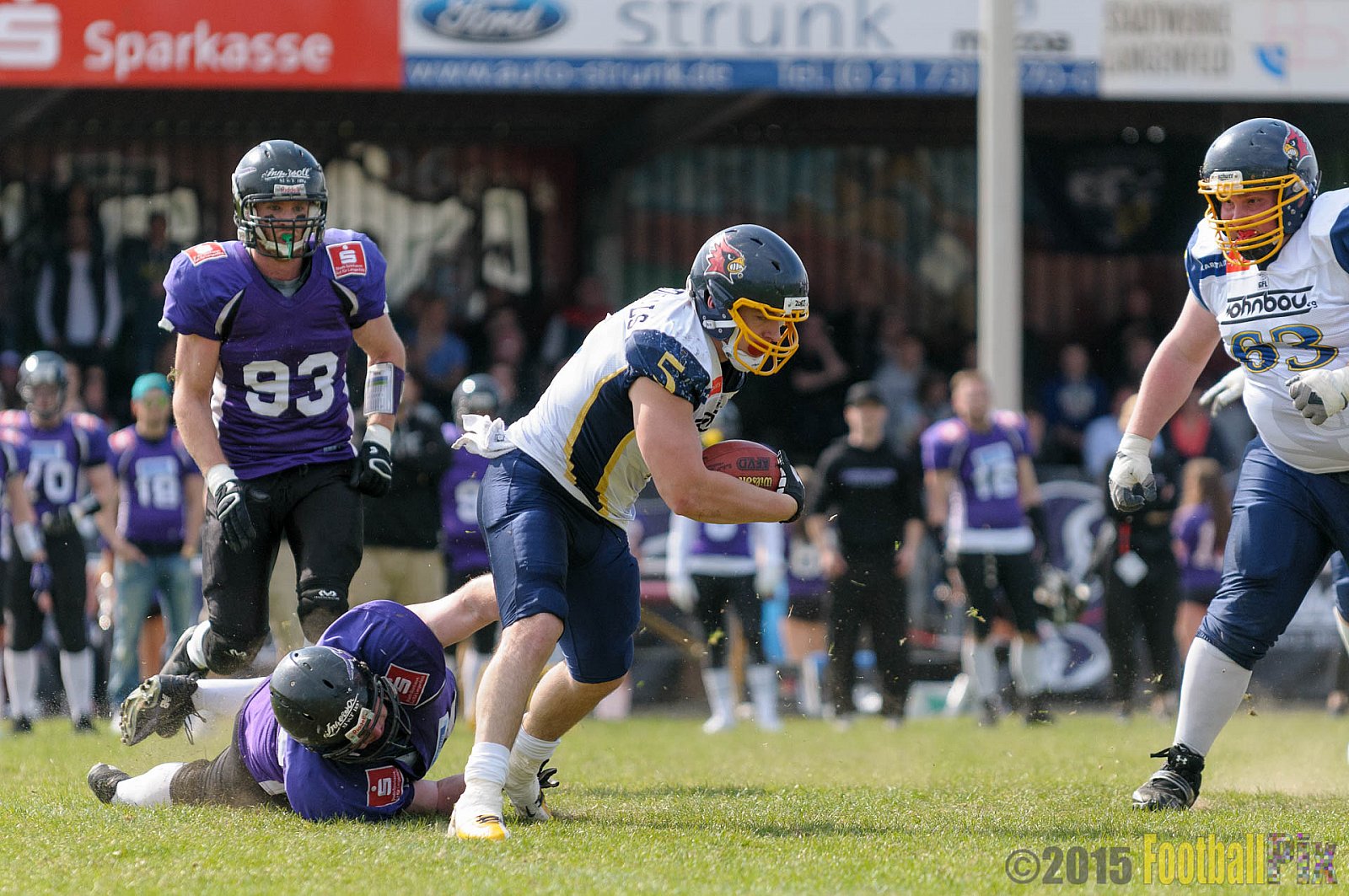 Langenfeld Longhorns vs. Essen Assindia Cardinals - 19.04.2015 RL NRW: Langenfeld Longhorns vs. Essen Assindia Cardinals (19:24)