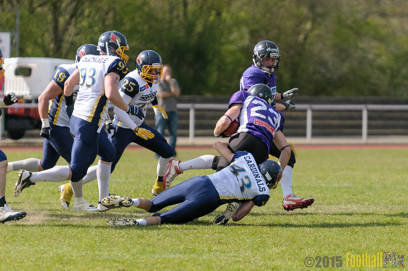 Langenfeld Longhorns vs. Essen Assindia Cardinals - 19.04.2015 RL NRW: Langenfeld Longhorns vs. Essen Assindia Cardinals (19:24)