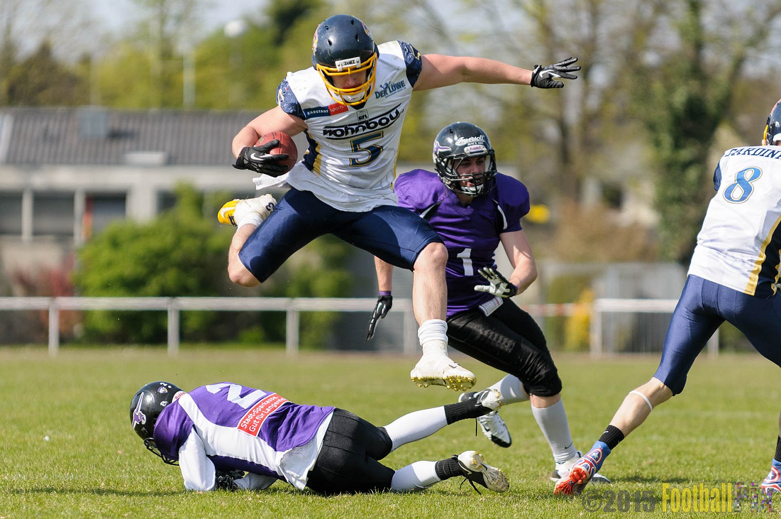 Langenfeld Longhorns vs. Essen Assindia Cardinals - 19.04.2015 RL NRW: Langenfeld Longhorns vs. Essen Assindia Cardinals (19:24)