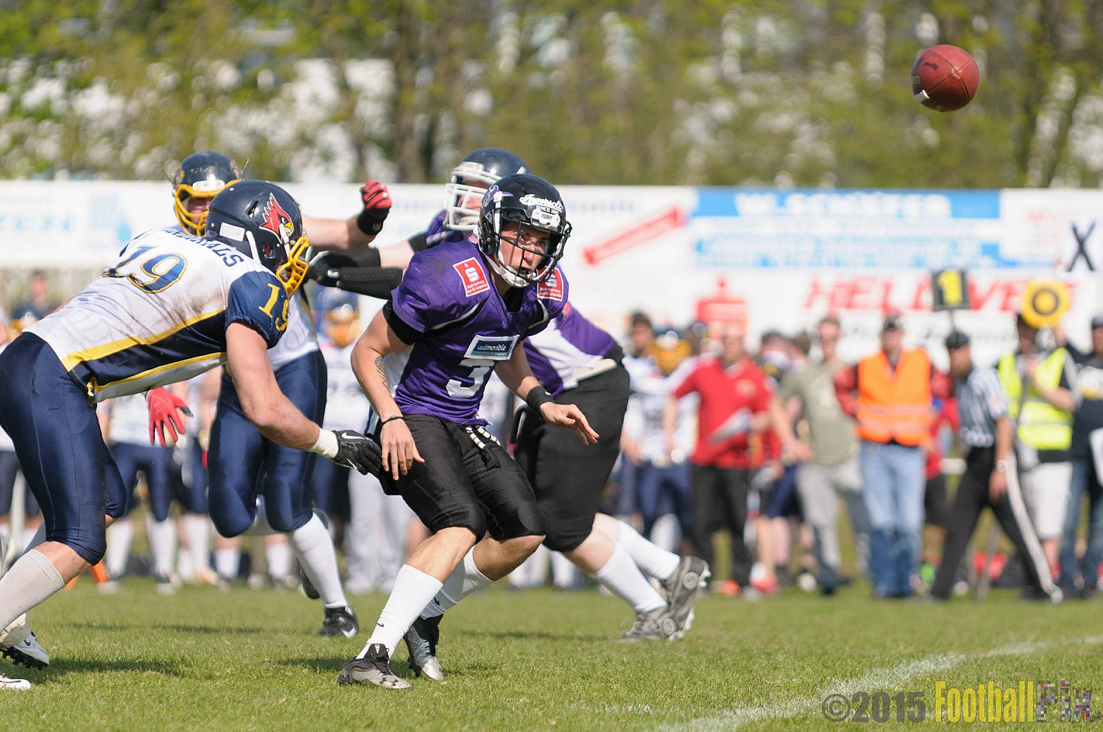 Langenfeld Longhorns vs. Essen Assindia Cardinals - 19.04.2015 RL NRW: Langenfeld Longhorns vs. Essen Assindia Cardinals (19:24)
