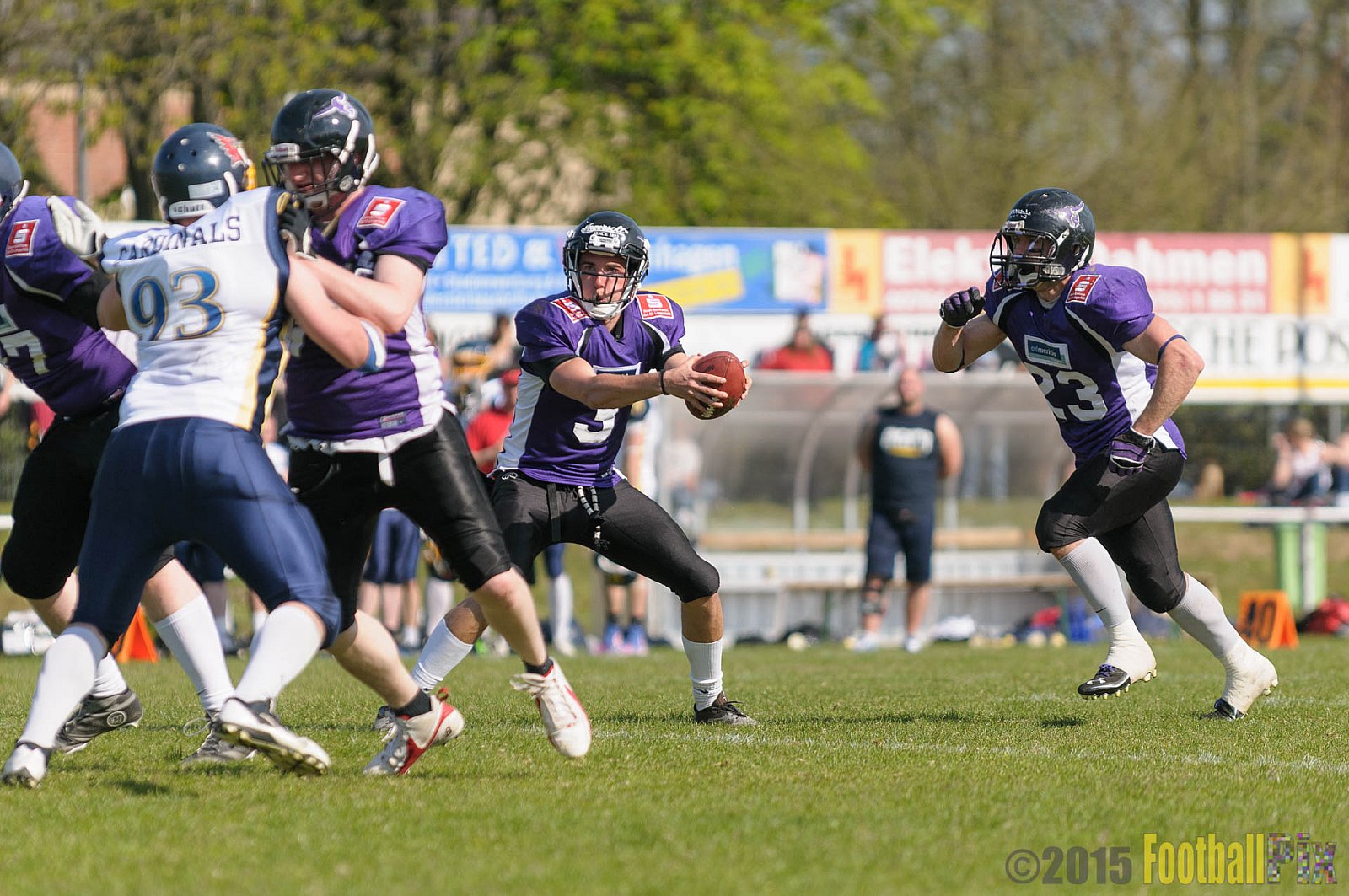 Langenfeld Longhorns vs. Essen Assindia Cardinals - 19.04.2015 RL NRW: Langenfeld Longhorns vs. Essen Assindia Cardinals (19:24)