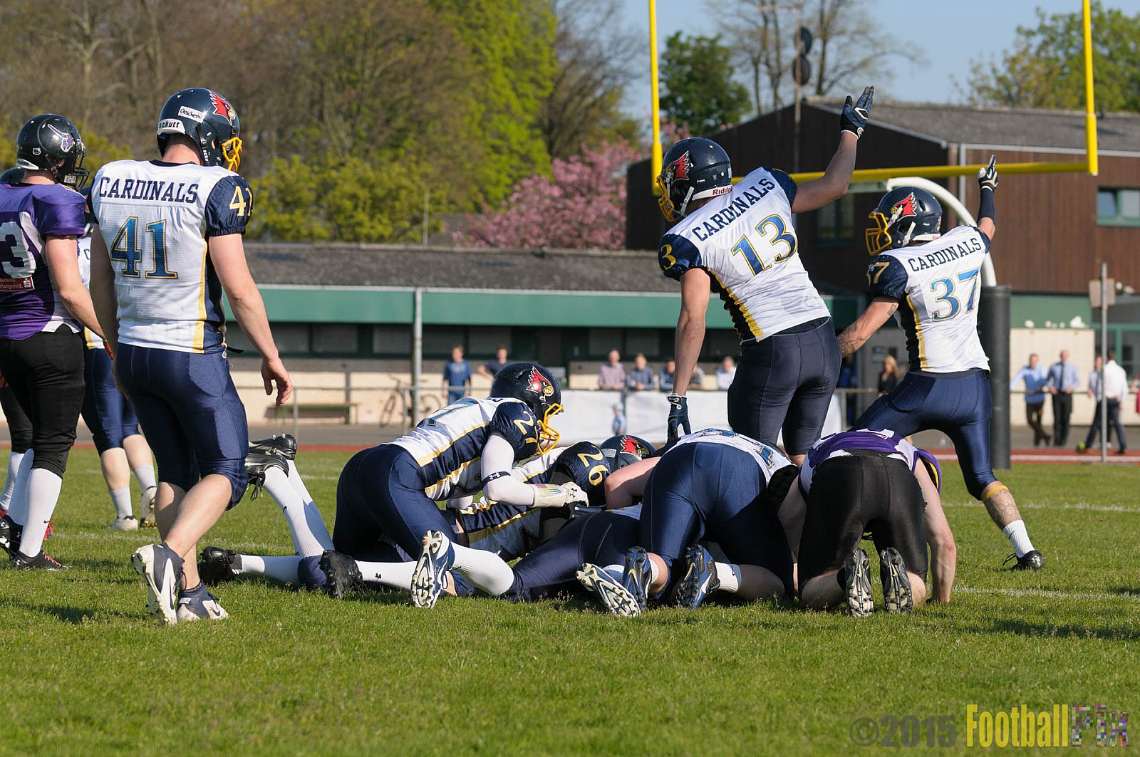 Langenfeld Longhorns vs. Essen Assindia Cardinals - 19.04.2015 RL NRW: Langenfeld Longhorns vs. Essen Assindia Cardinals (19:24)