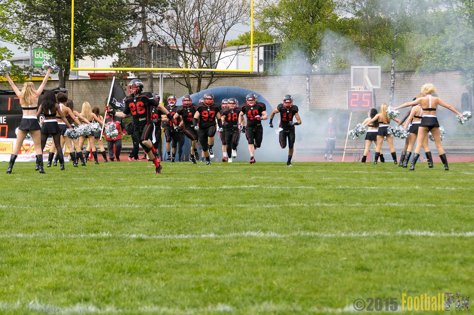 Düsseldorf Panther vs. Berlin Adler - 25.04.2015 GFL Nord: Düsseldorf Panther vs. Berlin Adler (30:0)