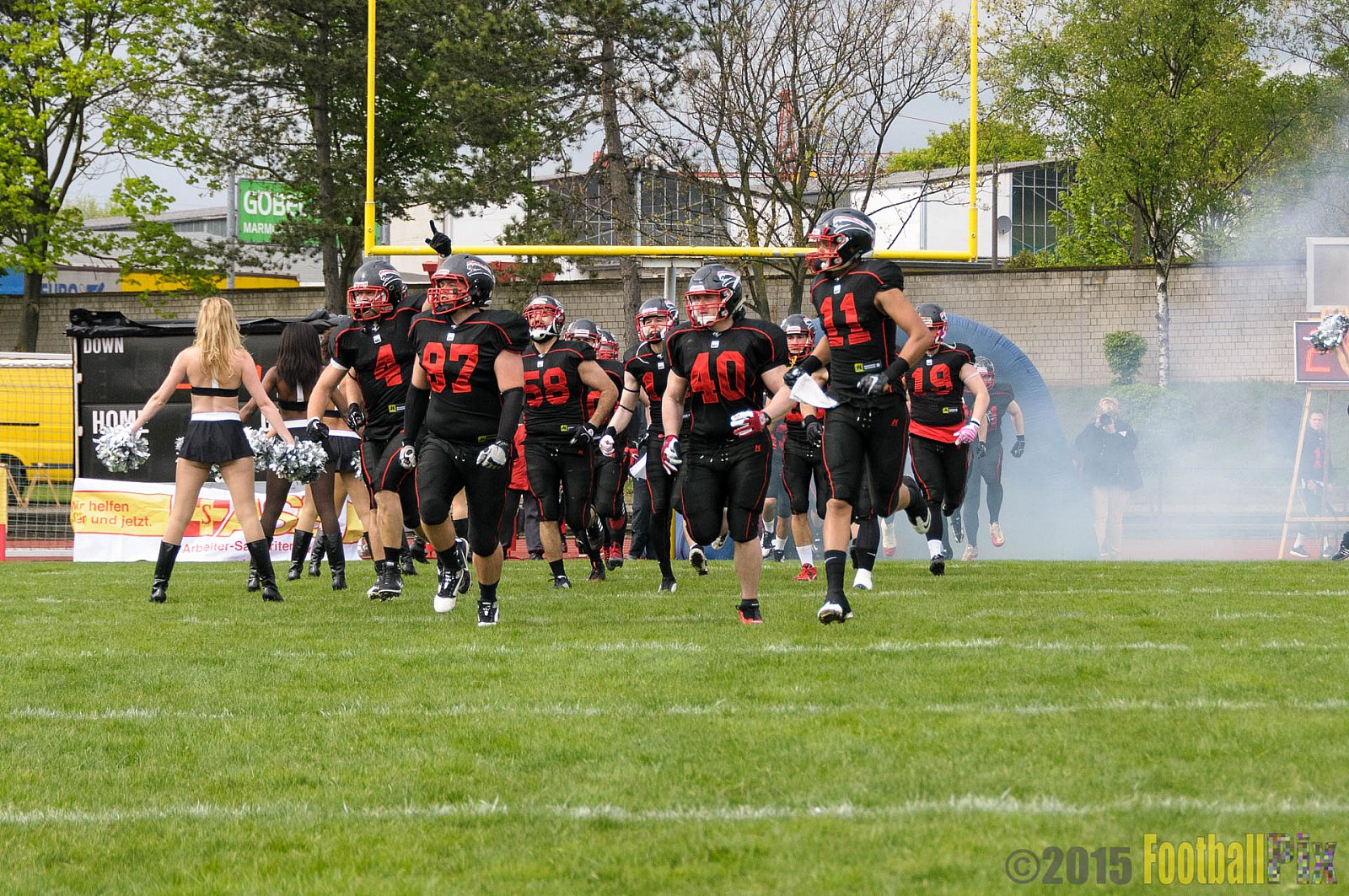 Düsseldorf Panther vs. Berlin Adler - 25.04.2015 GFL Nord: Düsseldorf Panther vs. Berlin Adler (30:0)