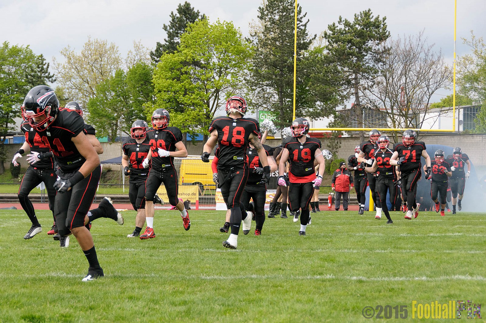 Düsseldorf Panther vs. Berlin Adler - 25.04.2015 GFL Nord: Düsseldorf Panther vs. Berlin Adler (30:0)