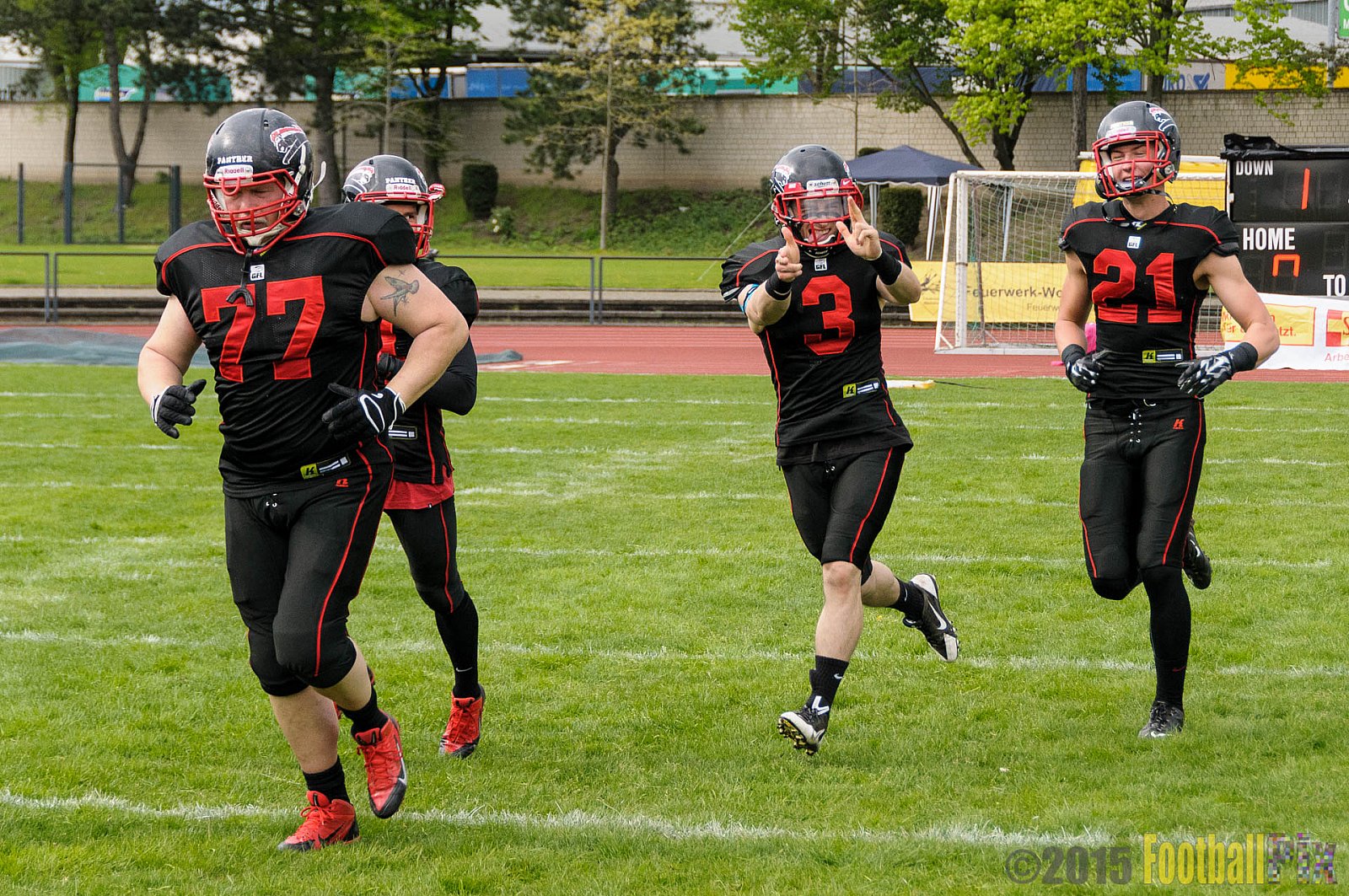 Düsseldorf Panther vs. Berlin Adler - 25.04.2015 GFL Nord: Düsseldorf Panther vs. Berlin Adler (30:0)