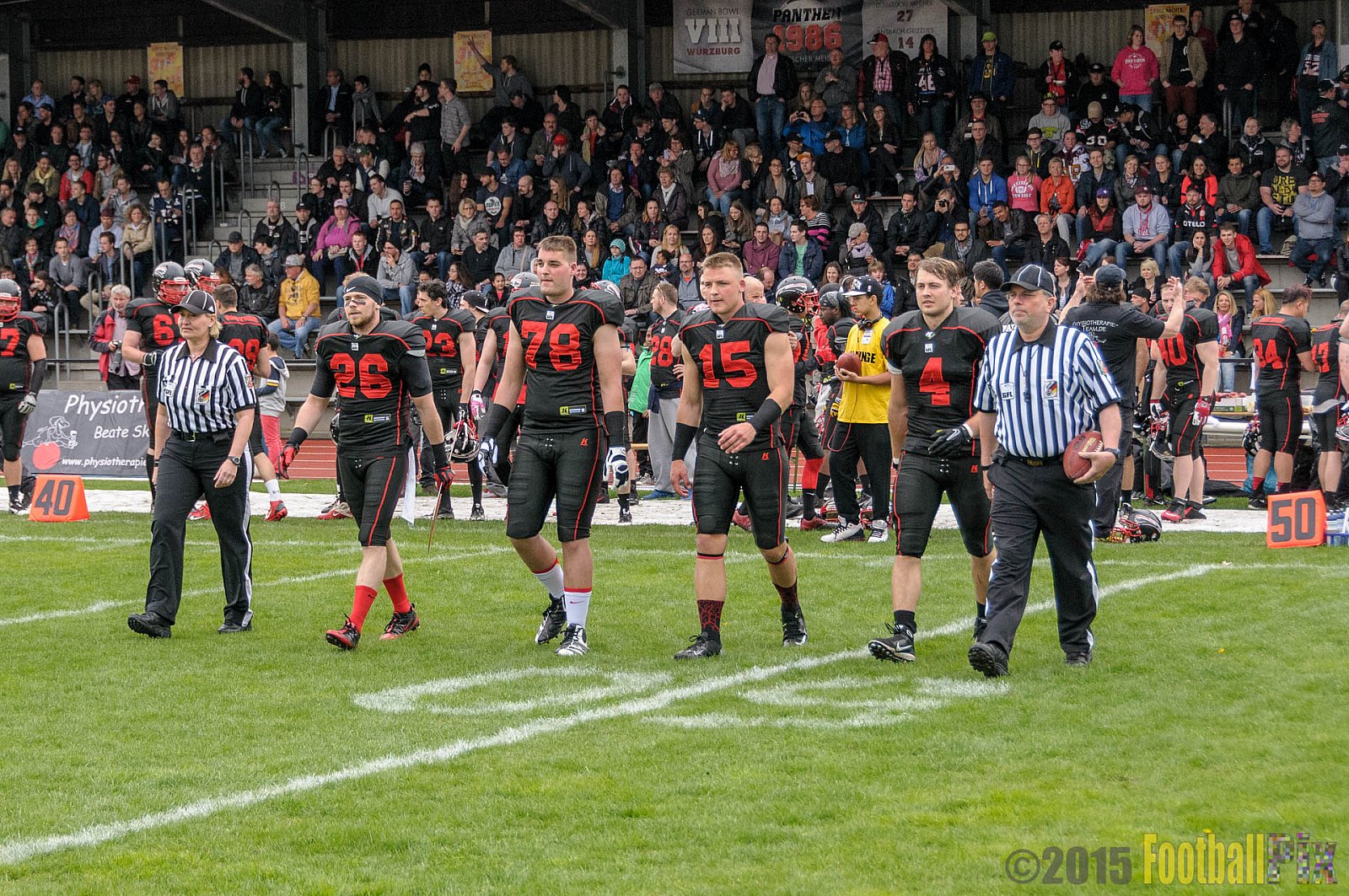 Düsseldorf Panther vs. Berlin Adler - 25.04.2015 GFL Nord: Düsseldorf Panther vs. Berlin Adler (30:0)