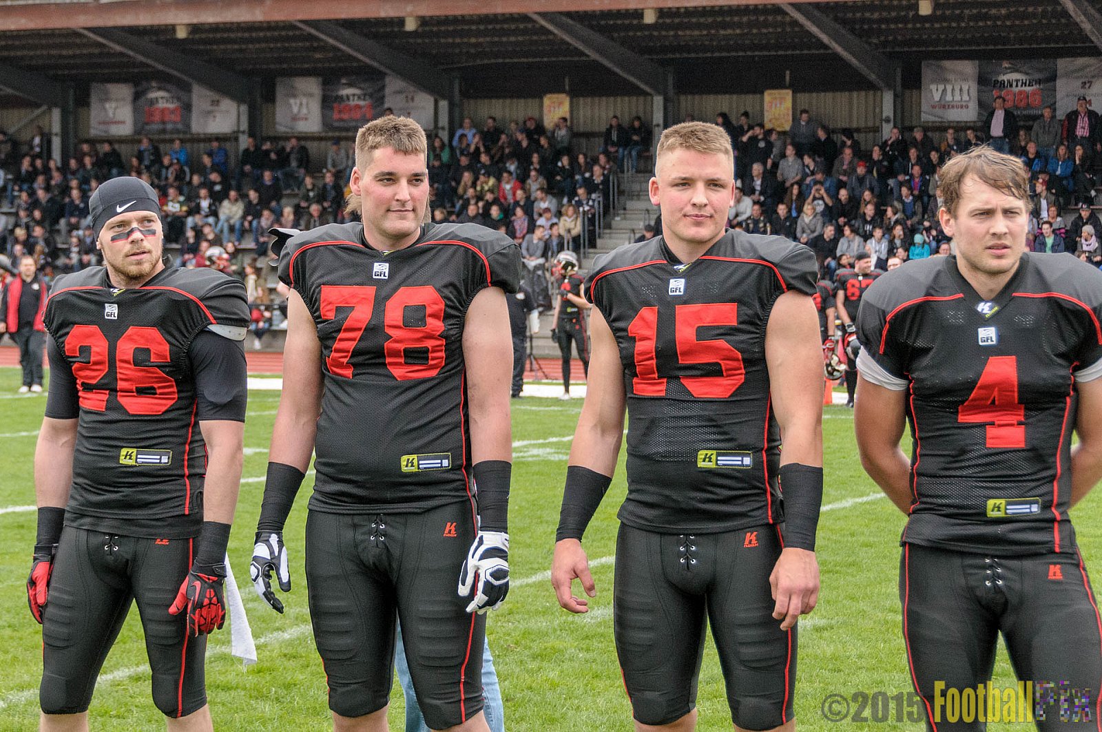 Düsseldorf Panther vs. Berlin Adler - 25.04.2015 GFL Nord: Düsseldorf Panther vs. Berlin Adler (30:0)