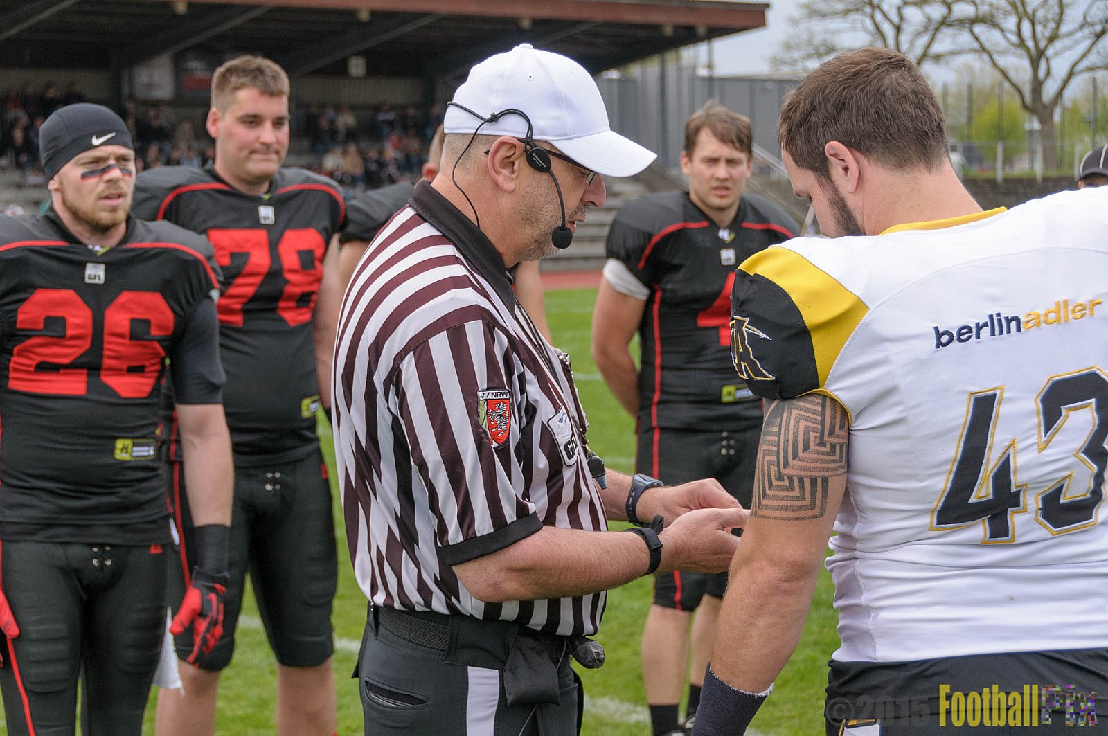 Düsseldorf Panther vs. Berlin Adler - 25.04.2015 GFL Nord: Düsseldorf Panther vs. Berlin Adler (30:0)