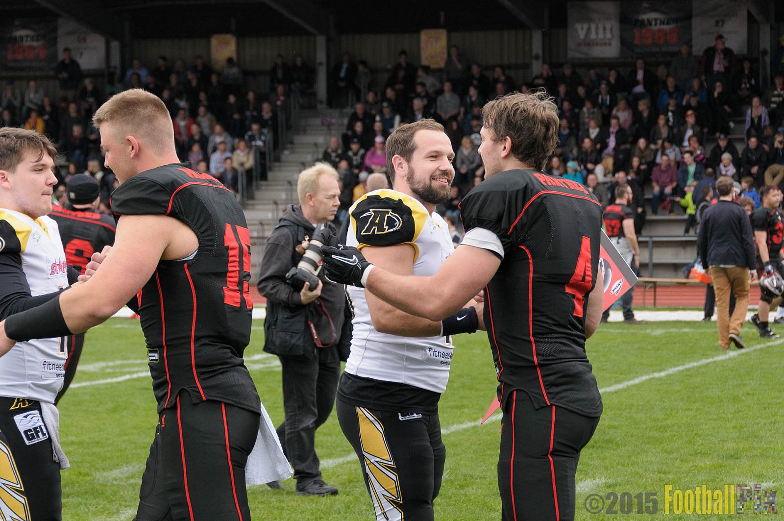 Düsseldorf Panther vs. Berlin Adler - 25.04.2015 GFL Nord: Düsseldorf Panther vs. Berlin Adler (30:0)