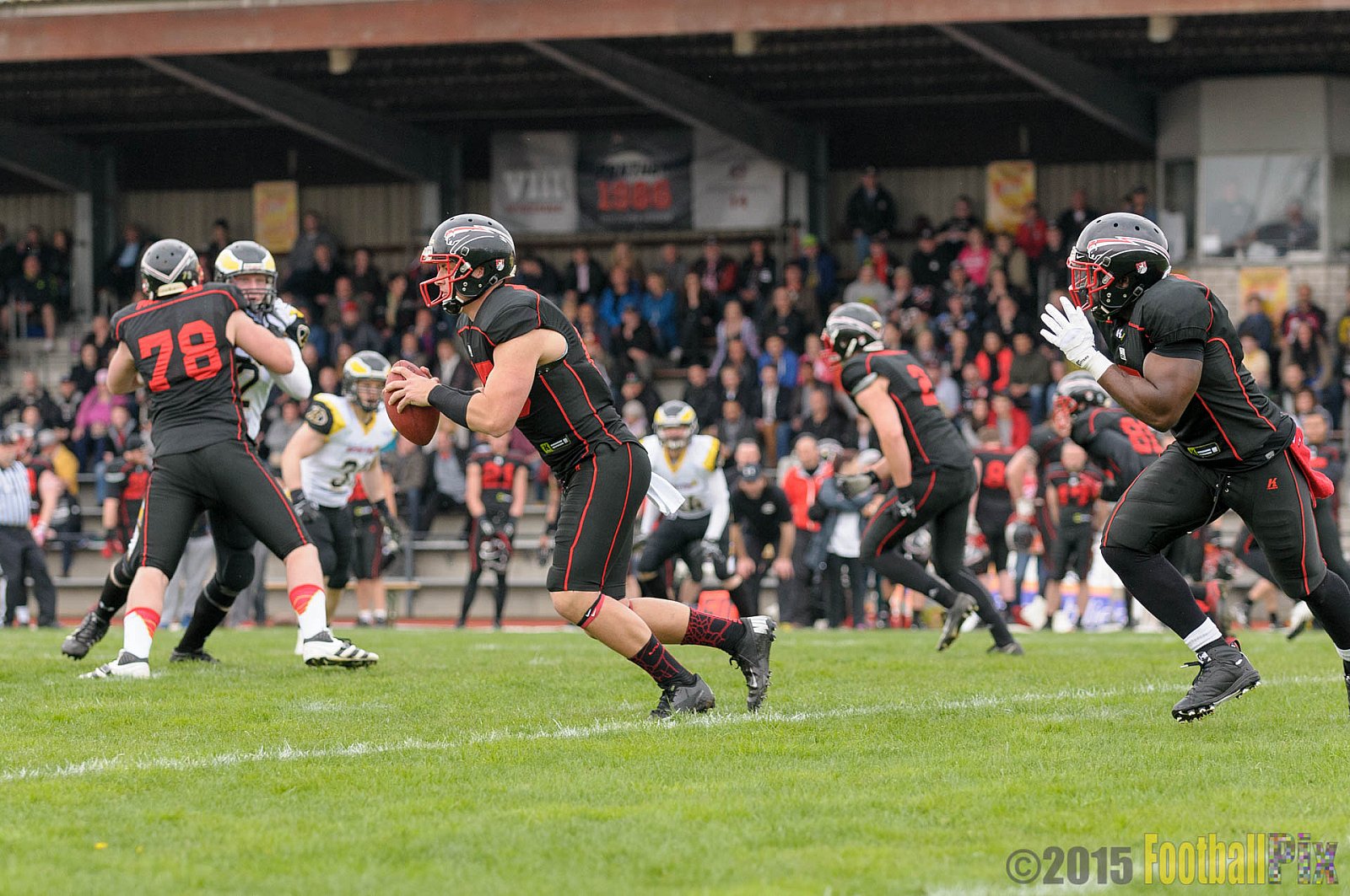 Düsseldorf Panther vs. Berlin Adler - 25.04.2015 GFL Nord: Düsseldorf Panther vs. Berlin Adler (30:0)