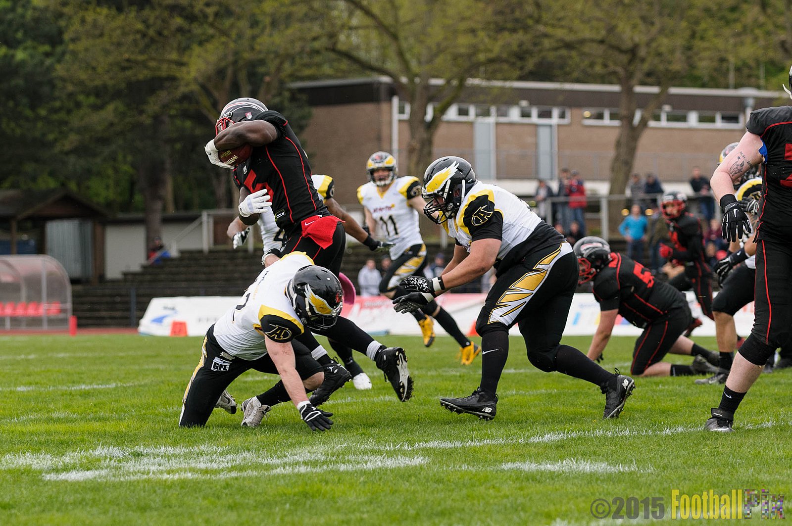 Düsseldorf Panther vs. Berlin Adler - 25.04.2015 GFL Nord: Düsseldorf Panther vs. Berlin Adler (30:0)