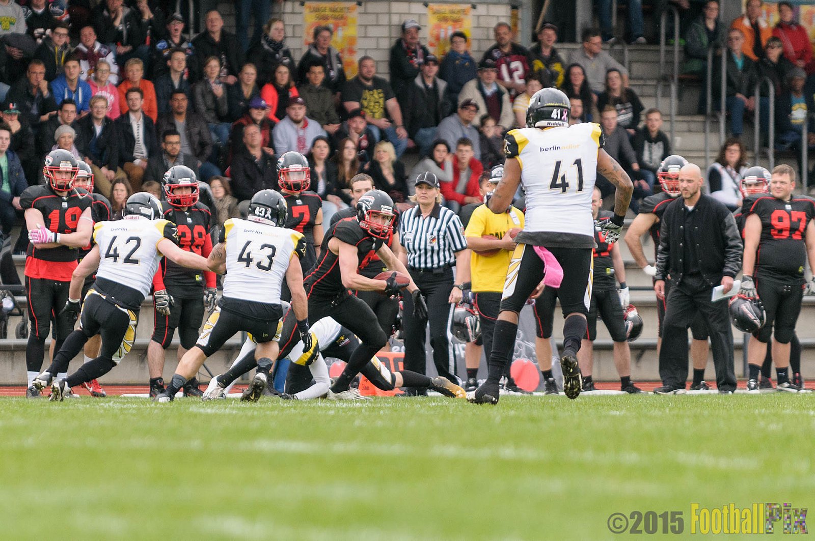 Düsseldorf Panther vs. Berlin Adler - 25.04.2015 GFL Nord: Düsseldorf Panther vs. Berlin Adler (30:0)