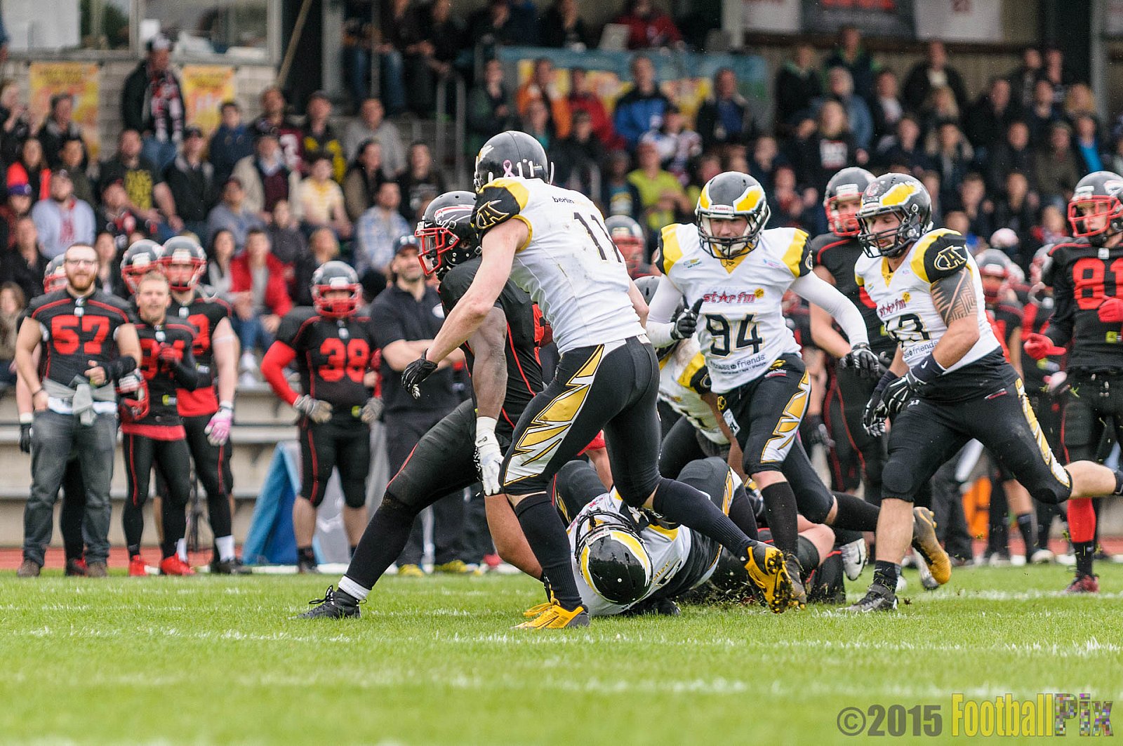 Düsseldorf Panther vs. Berlin Adler - 25.04.2015 GFL Nord: Düsseldorf Panther vs. Berlin Adler (30:0)