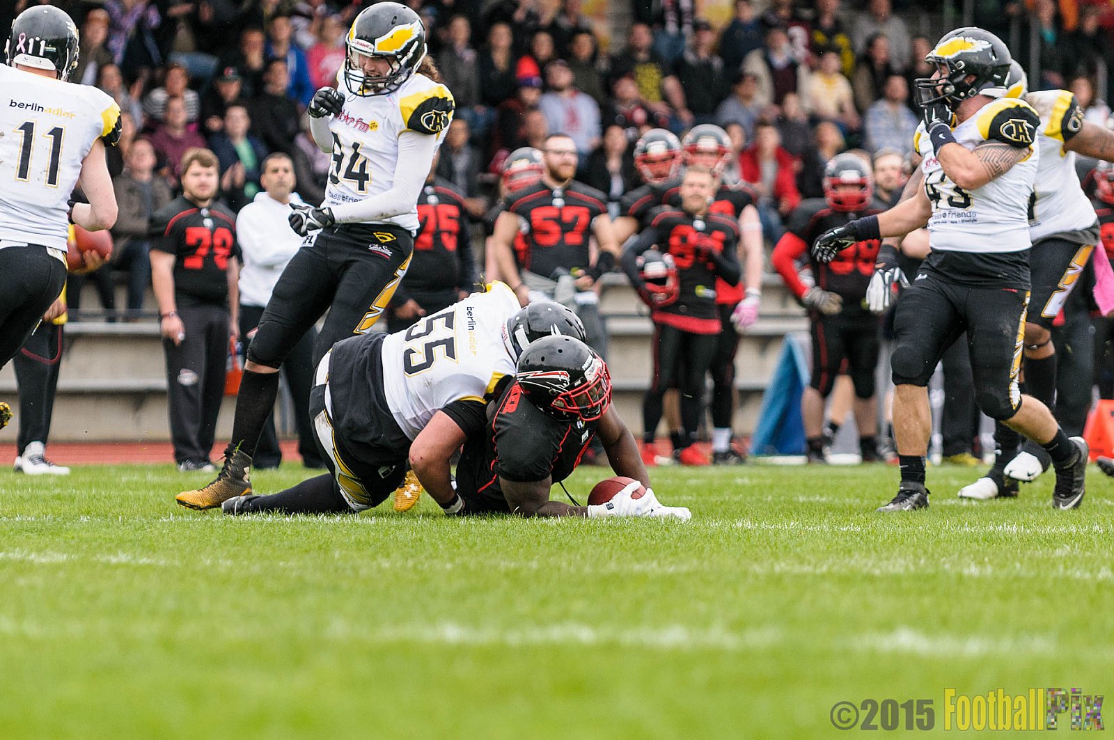 Düsseldorf Panther vs. Berlin Adler - 25.04.2015 GFL Nord: Düsseldorf Panther vs. Berlin Adler (30:0)