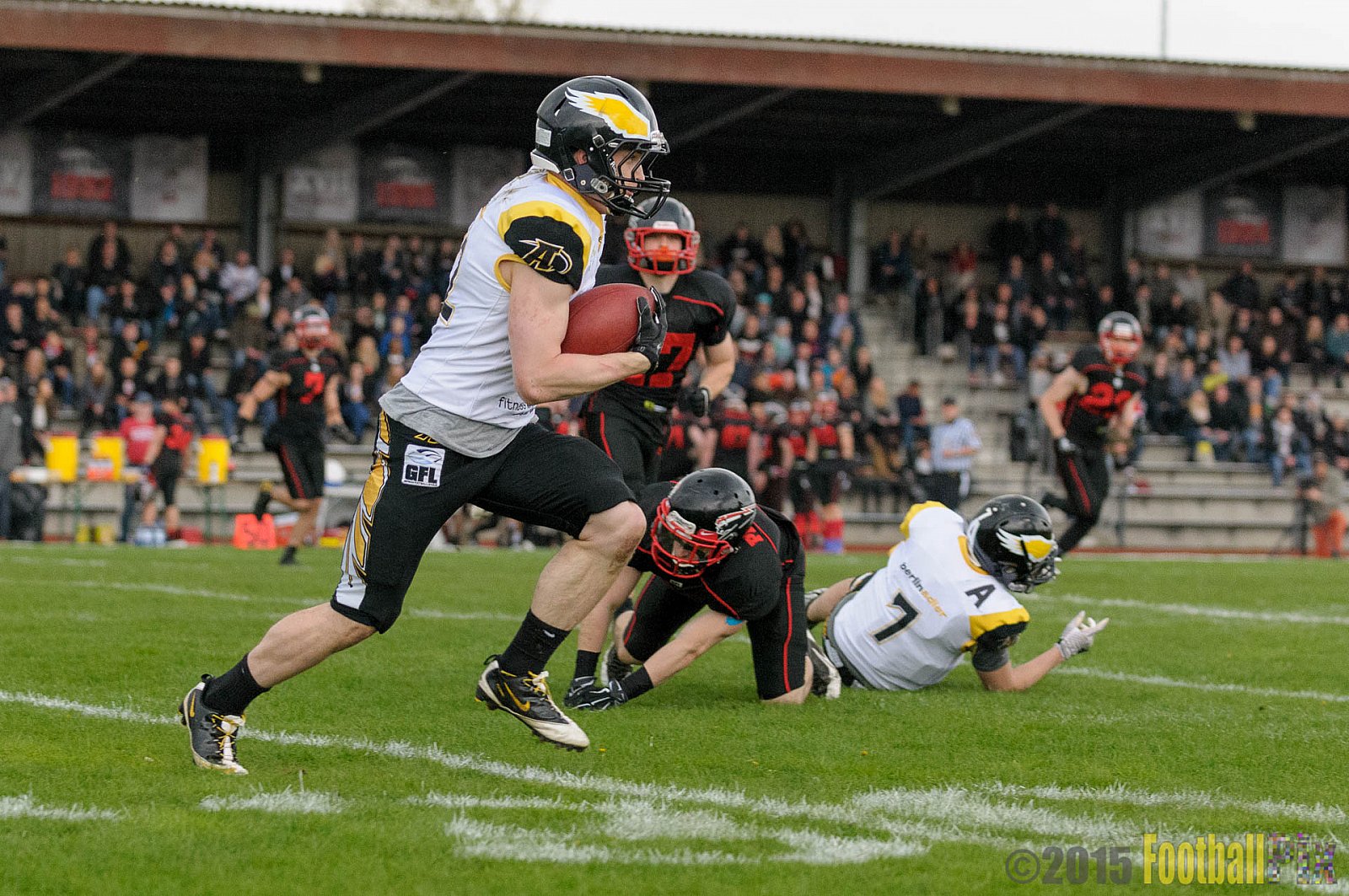Düsseldorf Panther vs. Berlin Adler - 25.04.2015 GFL Nord: Düsseldorf Panther vs. Berlin Adler (30:0)