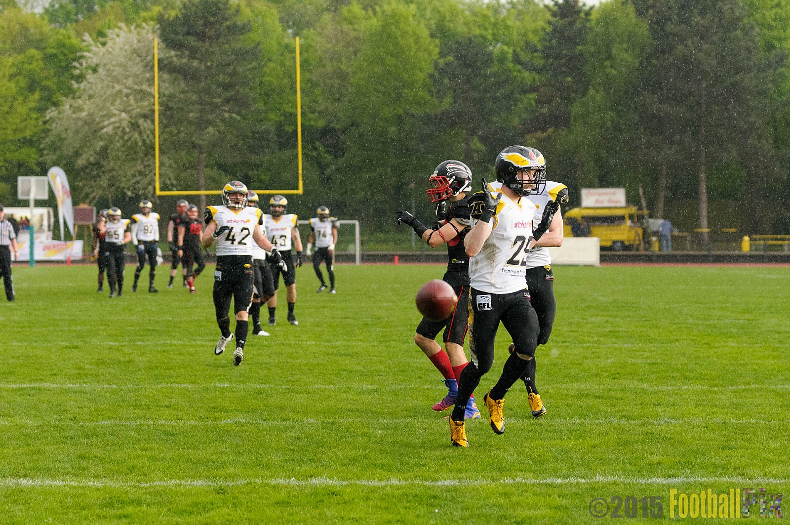 Düsseldorf Panther vs. Berlin Adler - 25.04.2015 GFL Nord: Düsseldorf Panther vs. Berlin Adler (30:0)