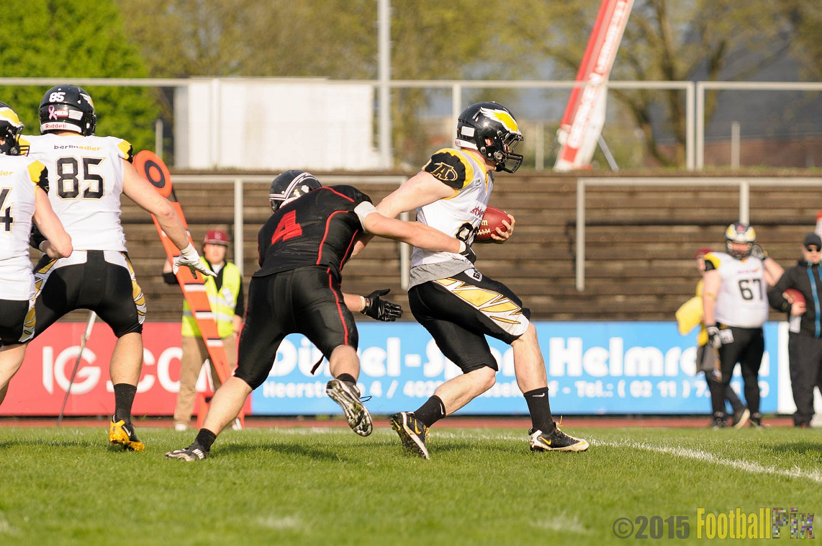 Düsseldorf Panther vs. Berlin Adler - 25.04.2015 GFL Nord: Düsseldorf Panther vs. Berlin Adler (30:0)