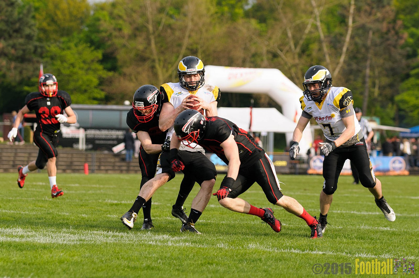 Düsseldorf Panther vs. Berlin Adler - 25.04.2015 GFL Nord: Düsseldorf Panther vs. Berlin Adler (30:0)