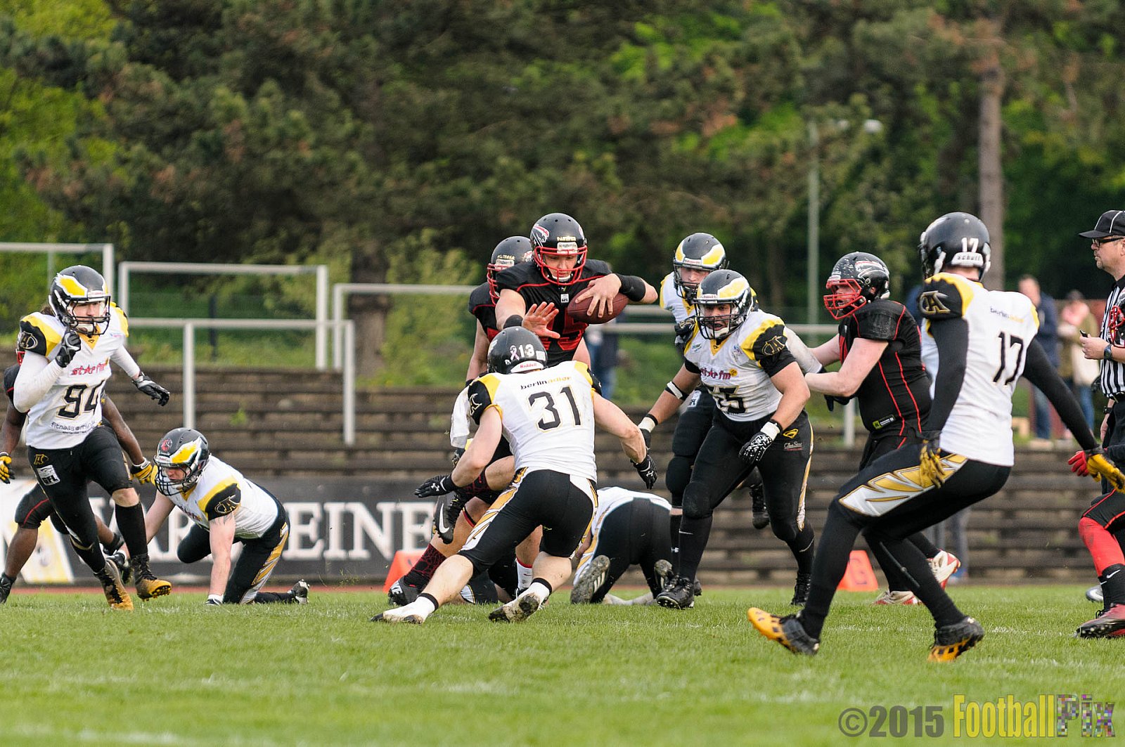 Düsseldorf Panther vs. Berlin Adler - 25.04.2015 GFL Nord: Düsseldorf Panther vs. Berlin Adler (30:0)