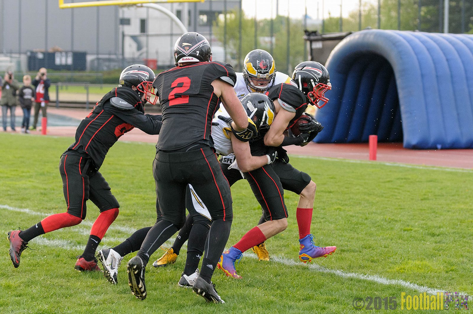 Düsseldorf Panther vs. Berlin Adler - 25.04.2015 GFL Nord: Düsseldorf Panther vs. Berlin Adler (30:0)