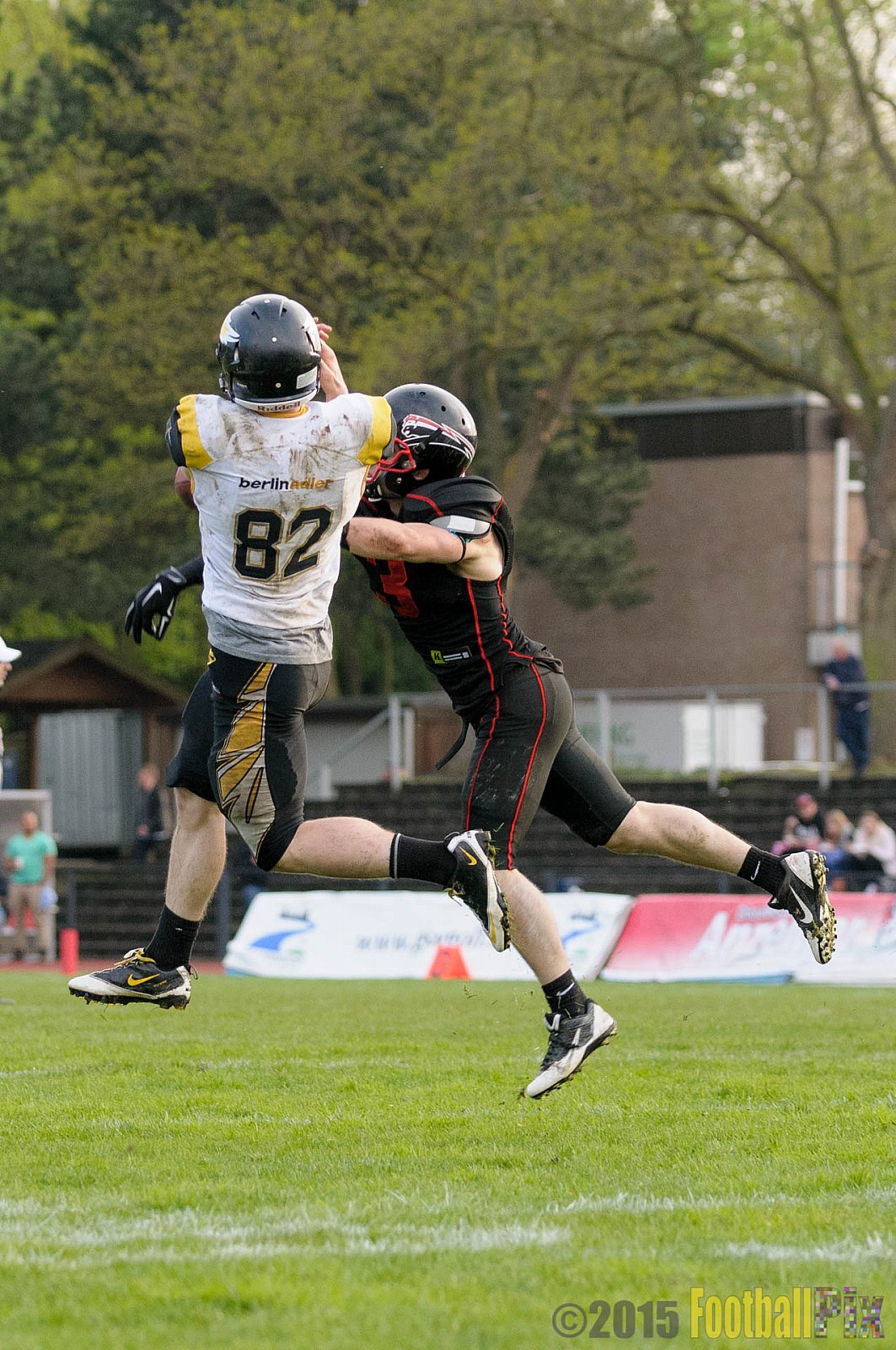 Düsseldorf Panther vs. Berlin Adler - 25.04.2015 GFL Nord: Düsseldorf Panther vs. Berlin Adler (30:0)