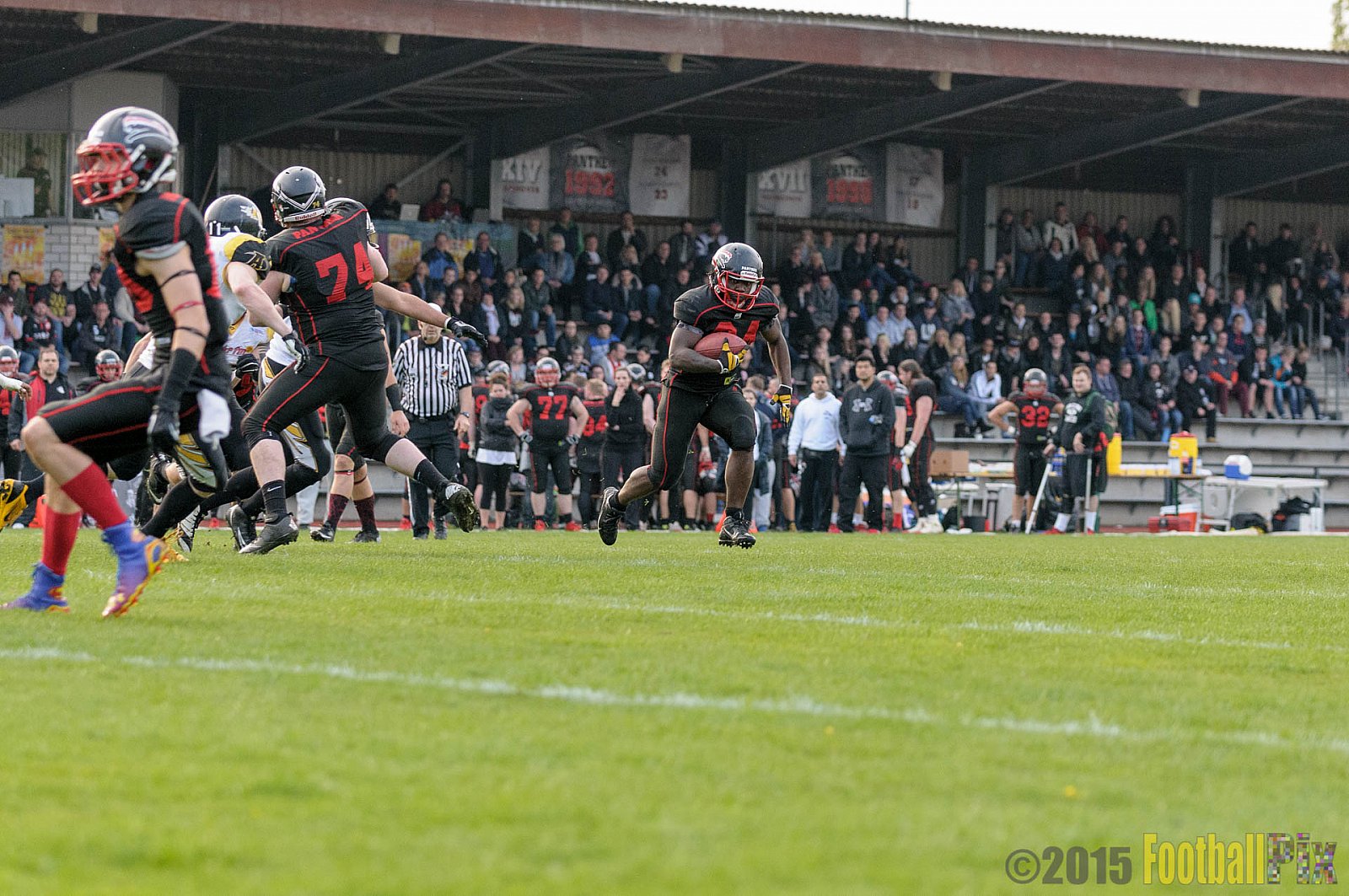 Düsseldorf Panther vs. Berlin Adler - 25.04.2015 GFL Nord: Düsseldorf Panther vs. Berlin Adler (30:0)