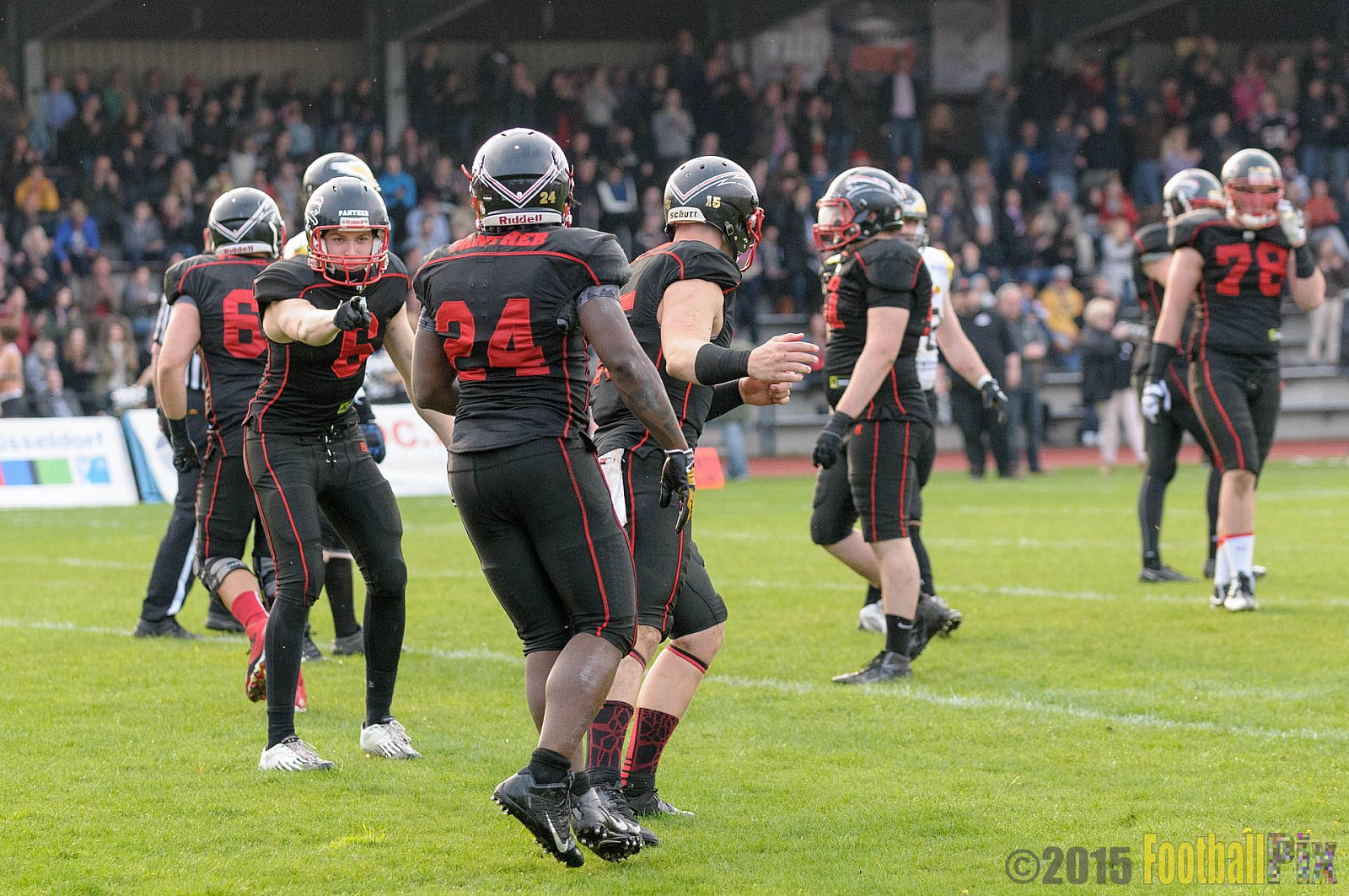 Düsseldorf Panther vs. Berlin Adler - 25.04.2015 GFL Nord: Düsseldorf Panther vs. Berlin Adler (30:0)