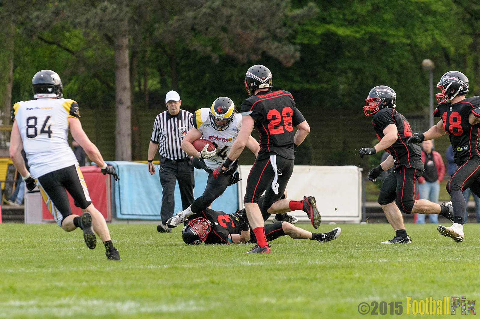 Düsseldorf Panther vs. Berlin Adler - 25.04.2015 GFL Nord: Düsseldorf Panther vs. Berlin Adler (30:0)