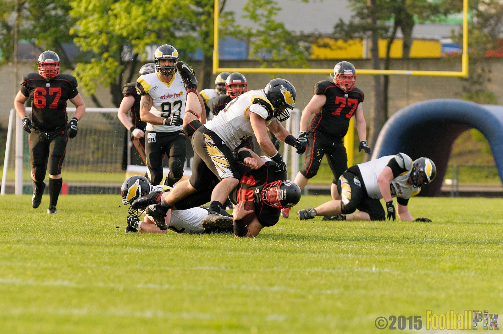 Düsseldorf Panther vs. Berlin Adler - 25.04.2015 GFL Nord: Düsseldorf Panther vs. Berlin Adler (30:0)