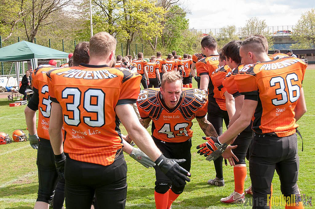 Wuppertal Greyhounds vs. Wipperfürth Phoenix - 01.05.2015 LL West NRW: Wuppertal Greyhounds vs. Wipperfürth Phoenix (72:6)