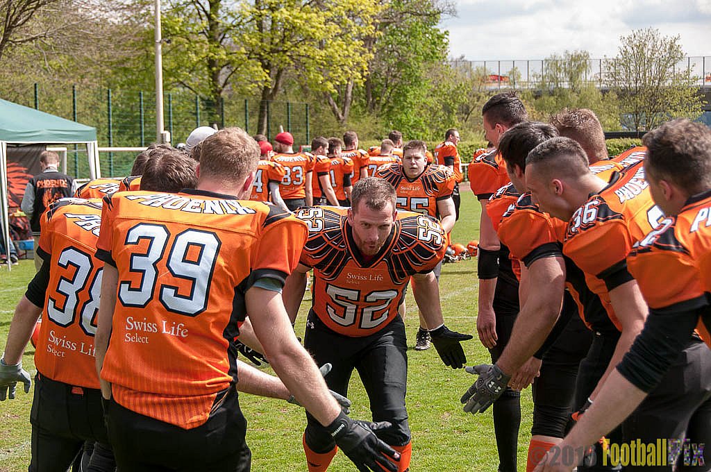 Wuppertal Greyhounds vs. Wipperfürth Phoenix - 01.05.2015 LL West NRW: Wuppertal Greyhounds vs. Wipperfürth Phoenix (72:6)
