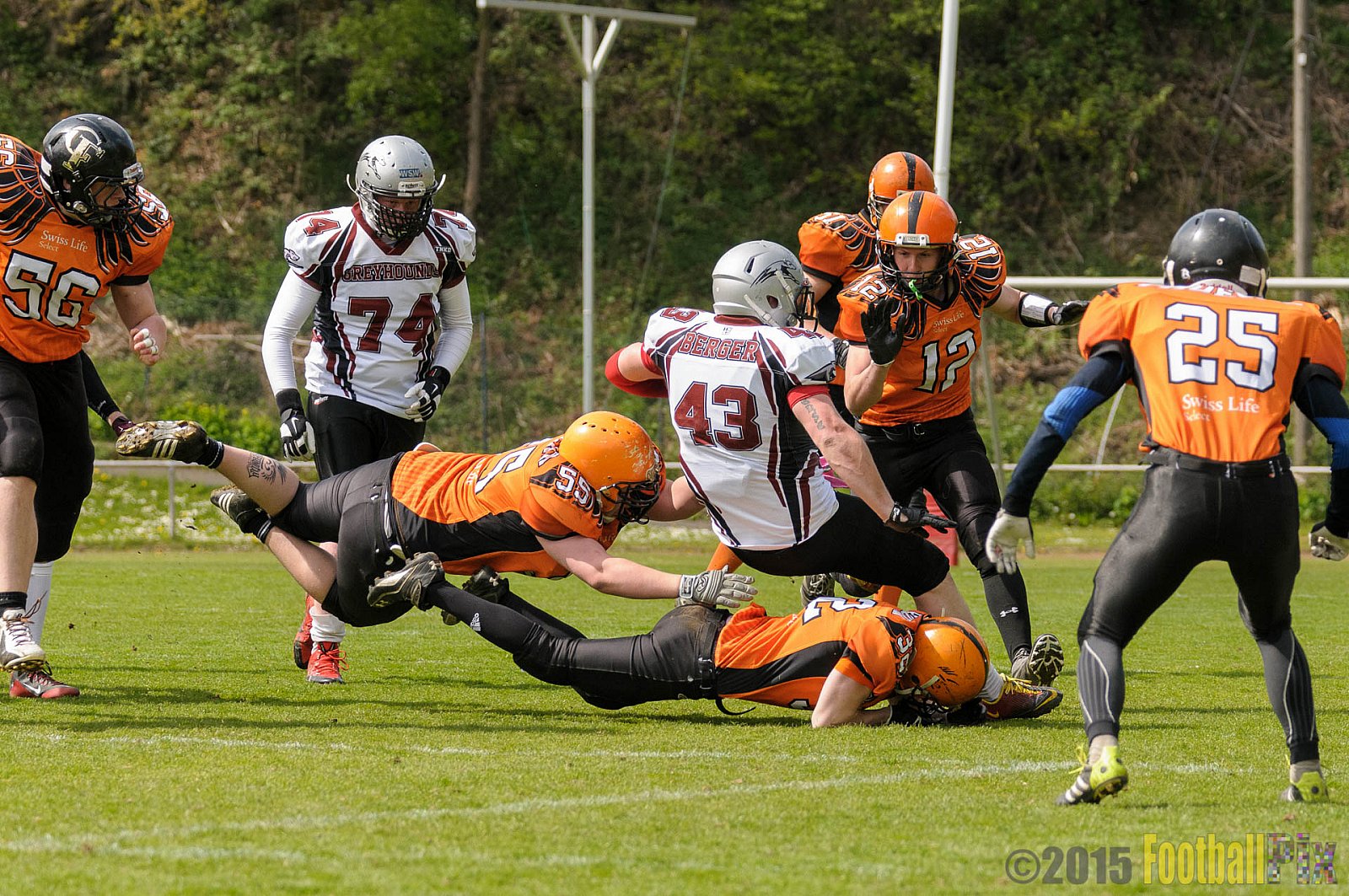 Wuppertal Greyhounds vs. Wipperfürth Phoenix - 01.05.2015 LL West NRW: Wuppertal Greyhounds vs. Wipperfürth Phoenix (72:6)