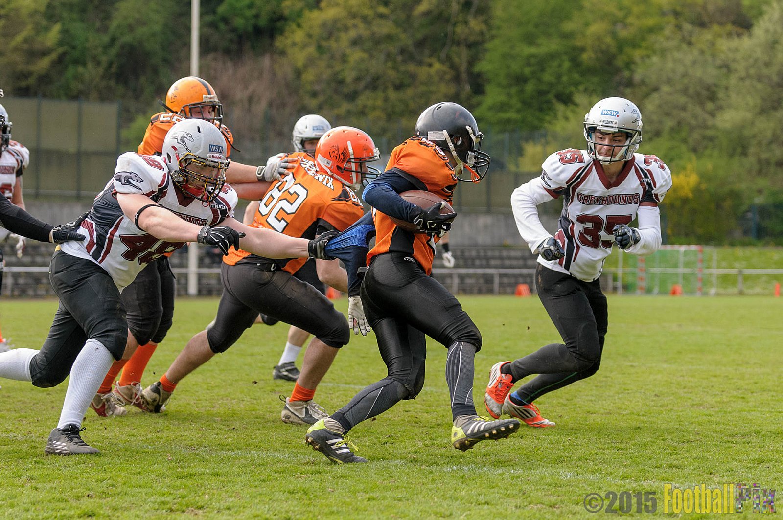Wuppertal Greyhounds vs. Wipperfürth Phoenix - 01.05.2015 LL West NRW: Wuppertal Greyhounds vs. Wipperfürth Phoenix (72:6)