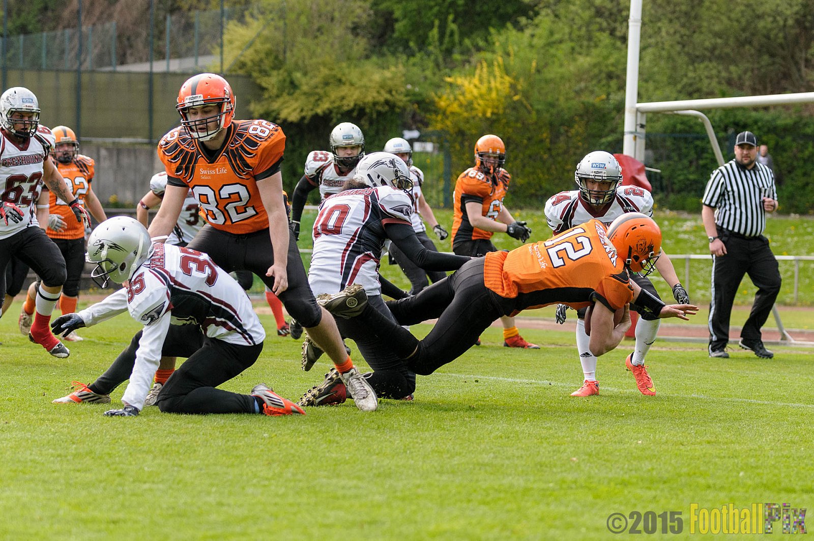 Wuppertal Greyhounds vs. Wipperfürth Phoenix - 01.05.2015 LL West NRW: Wuppertal Greyhounds vs. Wipperfürth Phoenix (72:6)