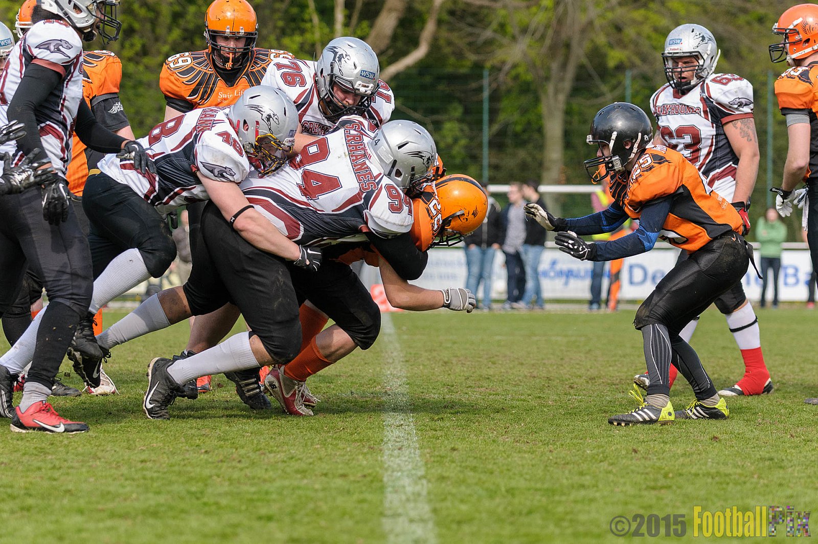 Wuppertal Greyhounds vs. Wipperfürth Phoenix - 01.05.2015 LL West NRW: Wuppertal Greyhounds vs. Wipperfürth Phoenix (72:6)