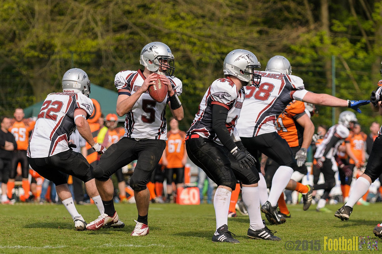 Wuppertal Greyhounds vs. Wipperfürth Phoenix - 01.05.2015 LL West NRW: Wuppertal Greyhounds vs. Wipperfürth Phoenix (72:6)