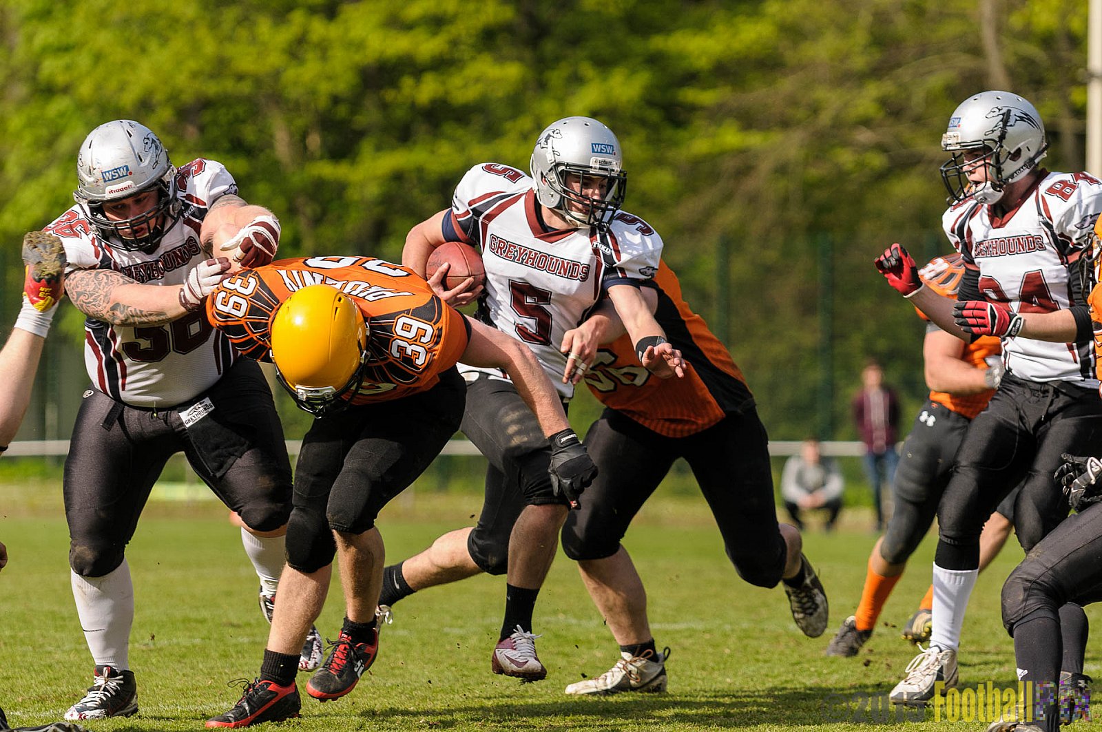 Wuppertal Greyhounds vs. Wipperfürth Phoenix - 01.05.2015 LL West NRW: Wuppertal Greyhounds vs. Wipperfürth Phoenix (72:6)