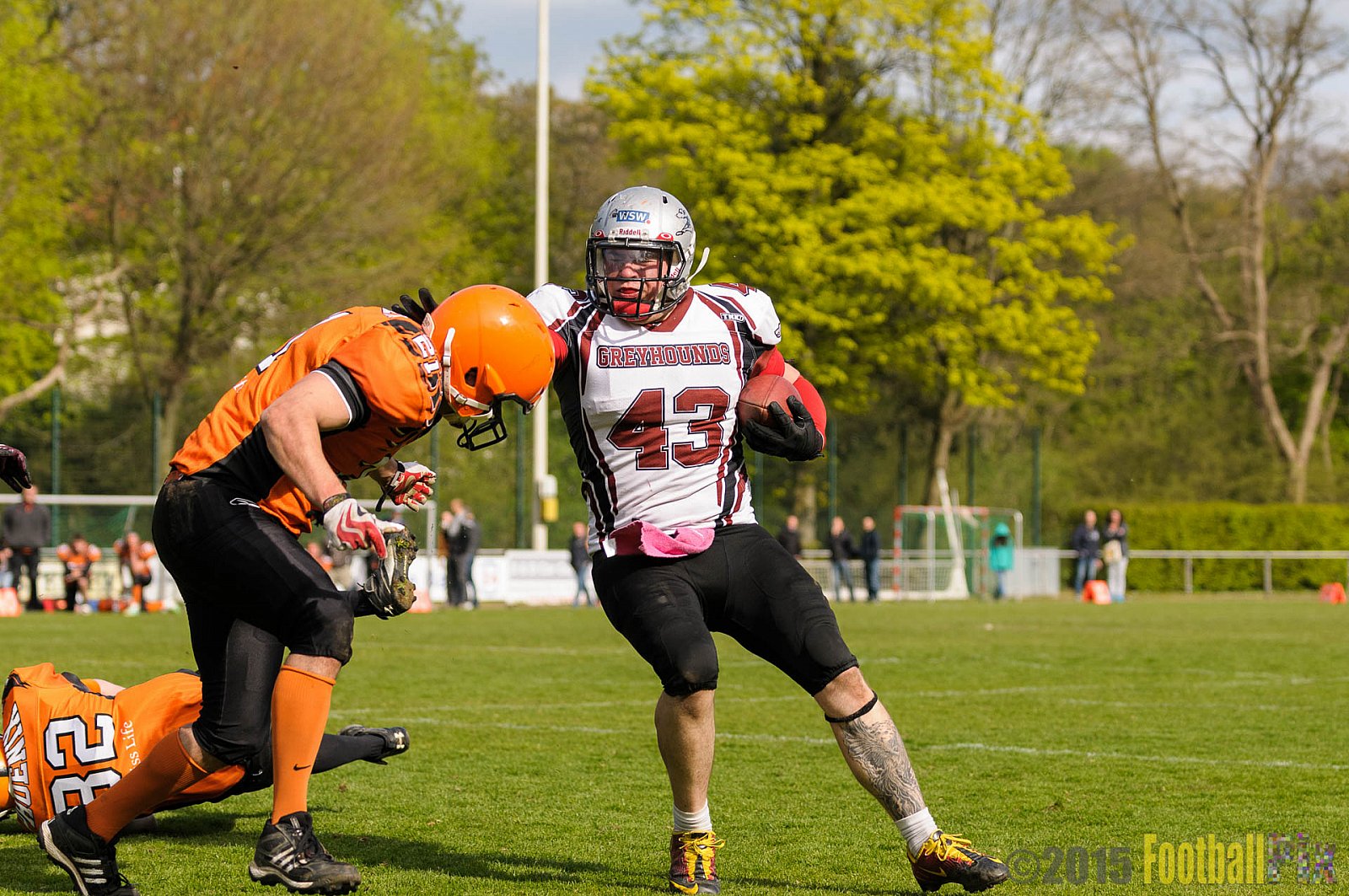 Wuppertal Greyhounds vs. Wipperfürth Phoenix - 01.05.2015 LL West NRW: Wuppertal Greyhounds vs. Wipperfürth Phoenix (72:6)