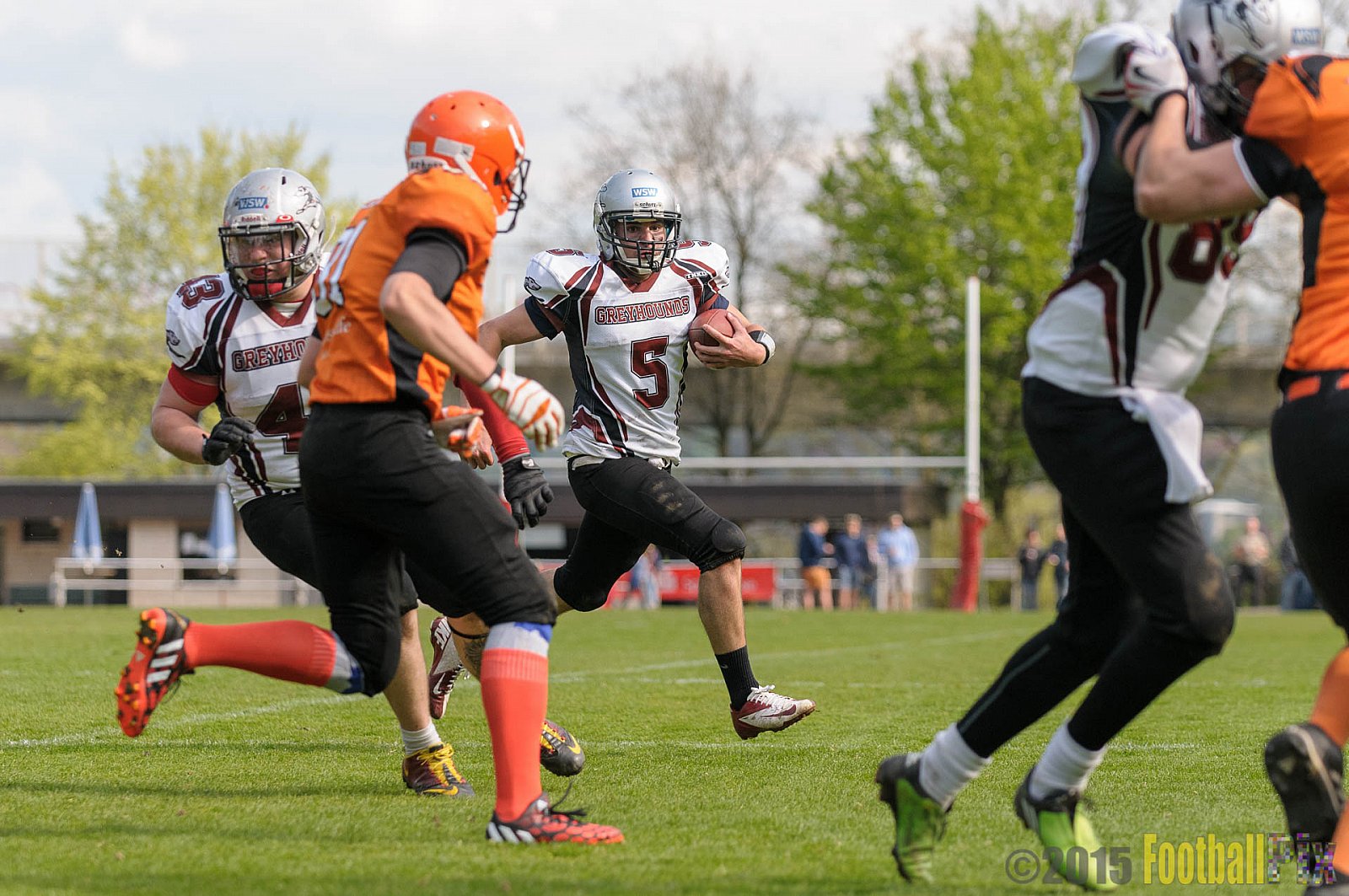 Wuppertal Greyhounds vs. Wipperfürth Phoenix - 01.05.2015 LL West NRW: Wuppertal Greyhounds vs. Wipperfürth Phoenix (72:6)