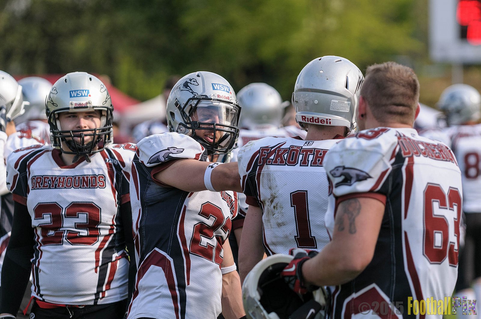 Wuppertal Greyhounds vs. Wipperfürth Phoenix - 01.05.2015 LL West NRW: Wuppertal Greyhounds vs. Wipperfürth Phoenix (72:6)